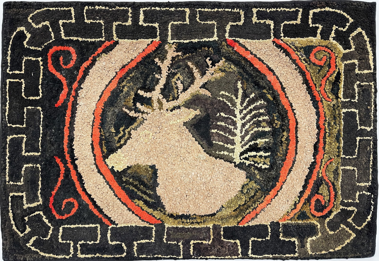 STAG HOOKED RUG - 2