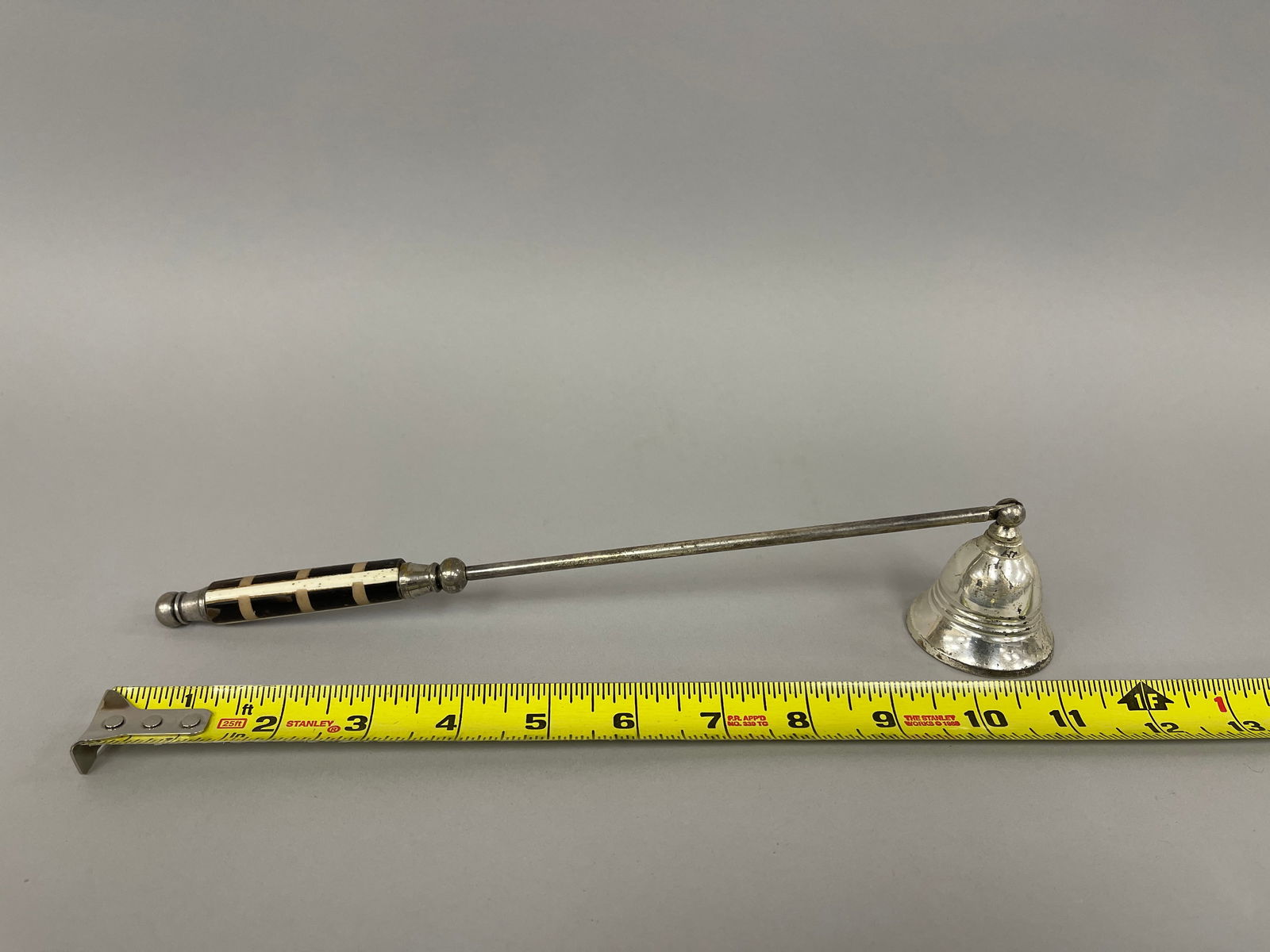 SILVERED CANDLE SNUFFER - 2