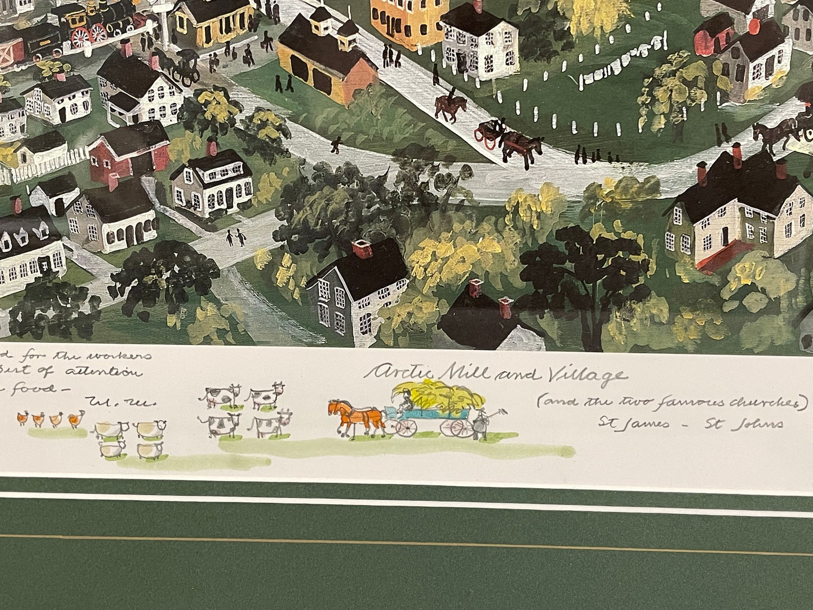 TOWN SCENE PRINT - 5