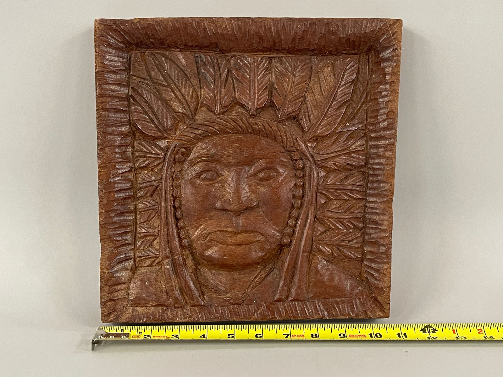 INDIAN BUST PLAQUE - 2