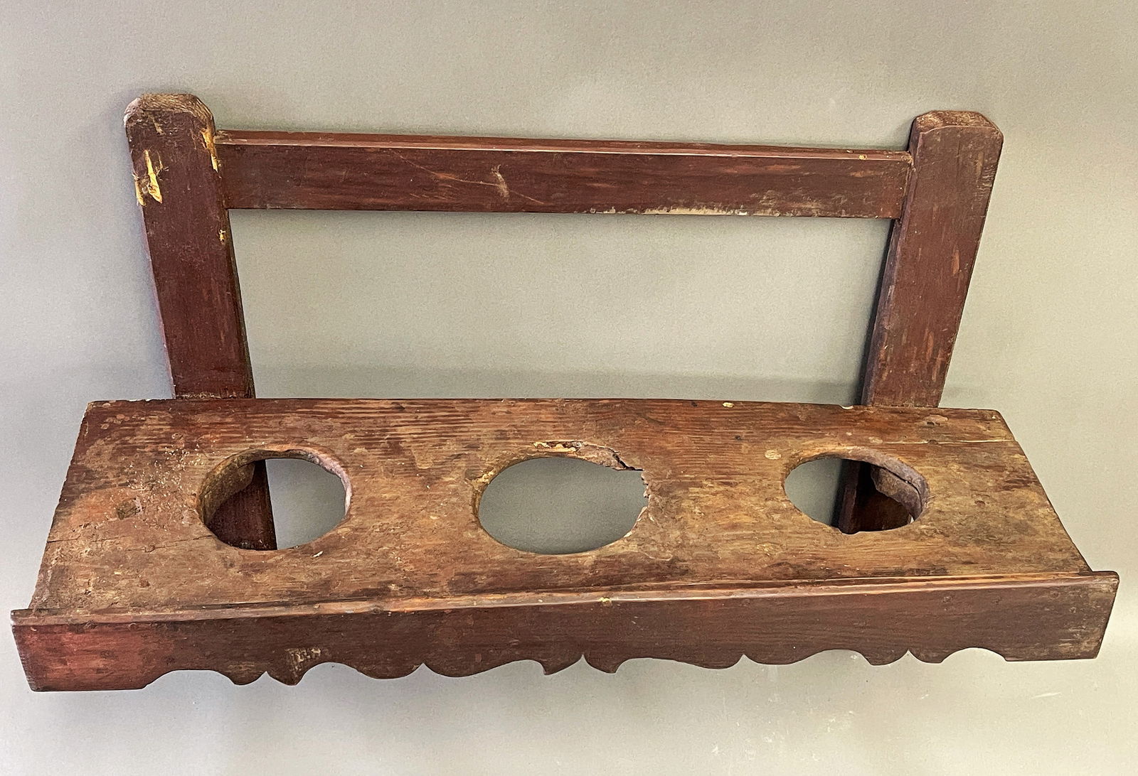 SHELF FOR THREE CLAY POTS - 2