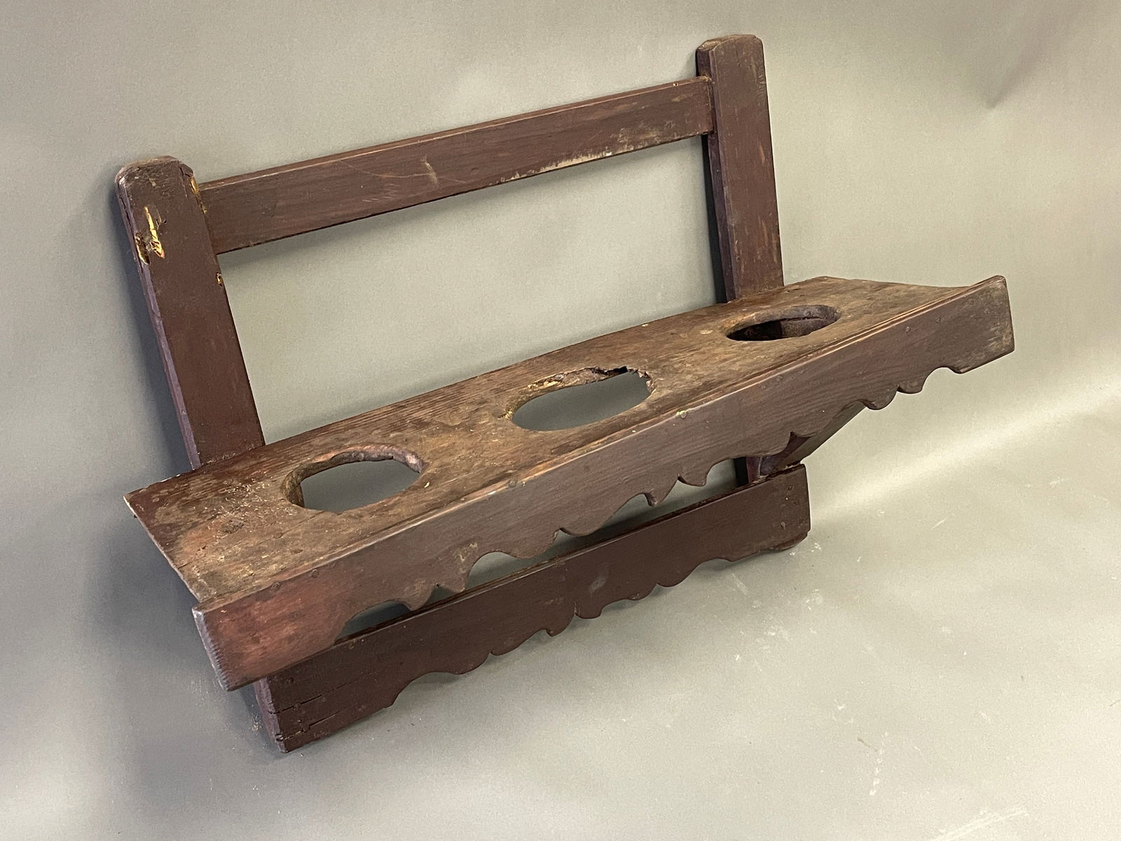 SHELF FOR THREE CLAY POTS - 3