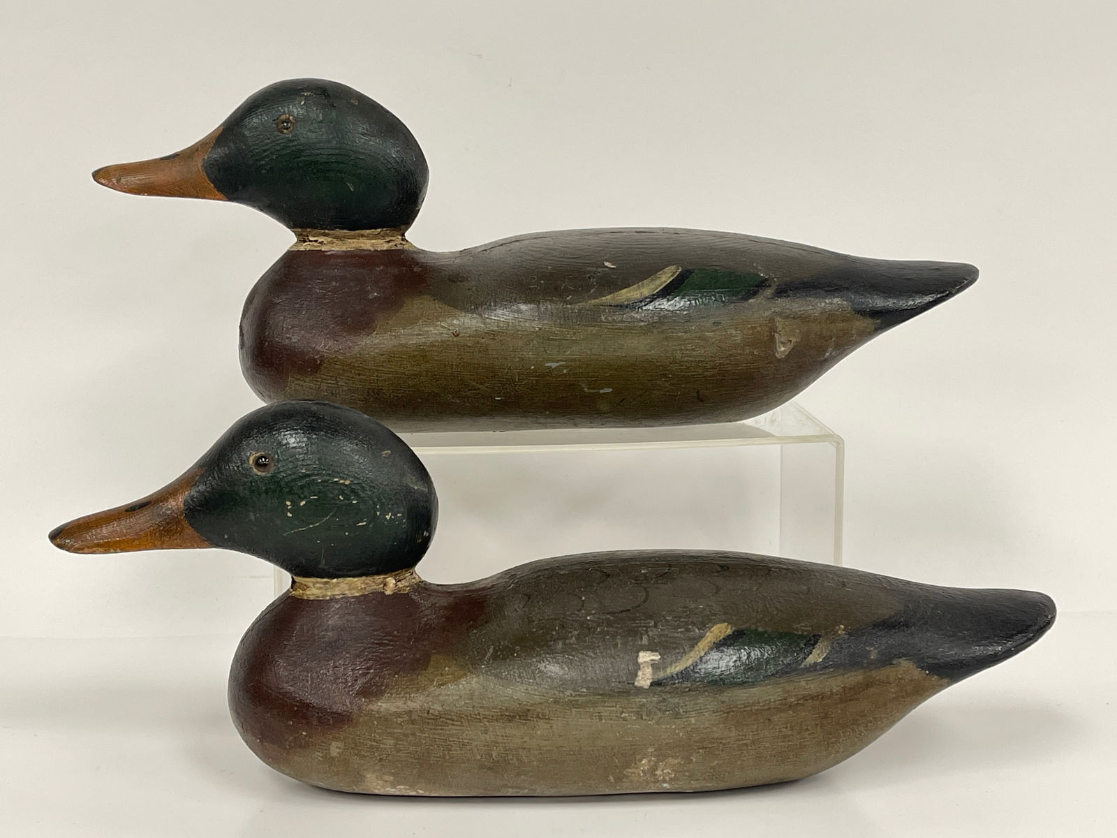 PR MASON STANDARD GRADE MALLARD DECOYS: PR MASON STANDARD GRADE MALLARD DECOYS IN WONDERFUL ORIGINAL PAINT
