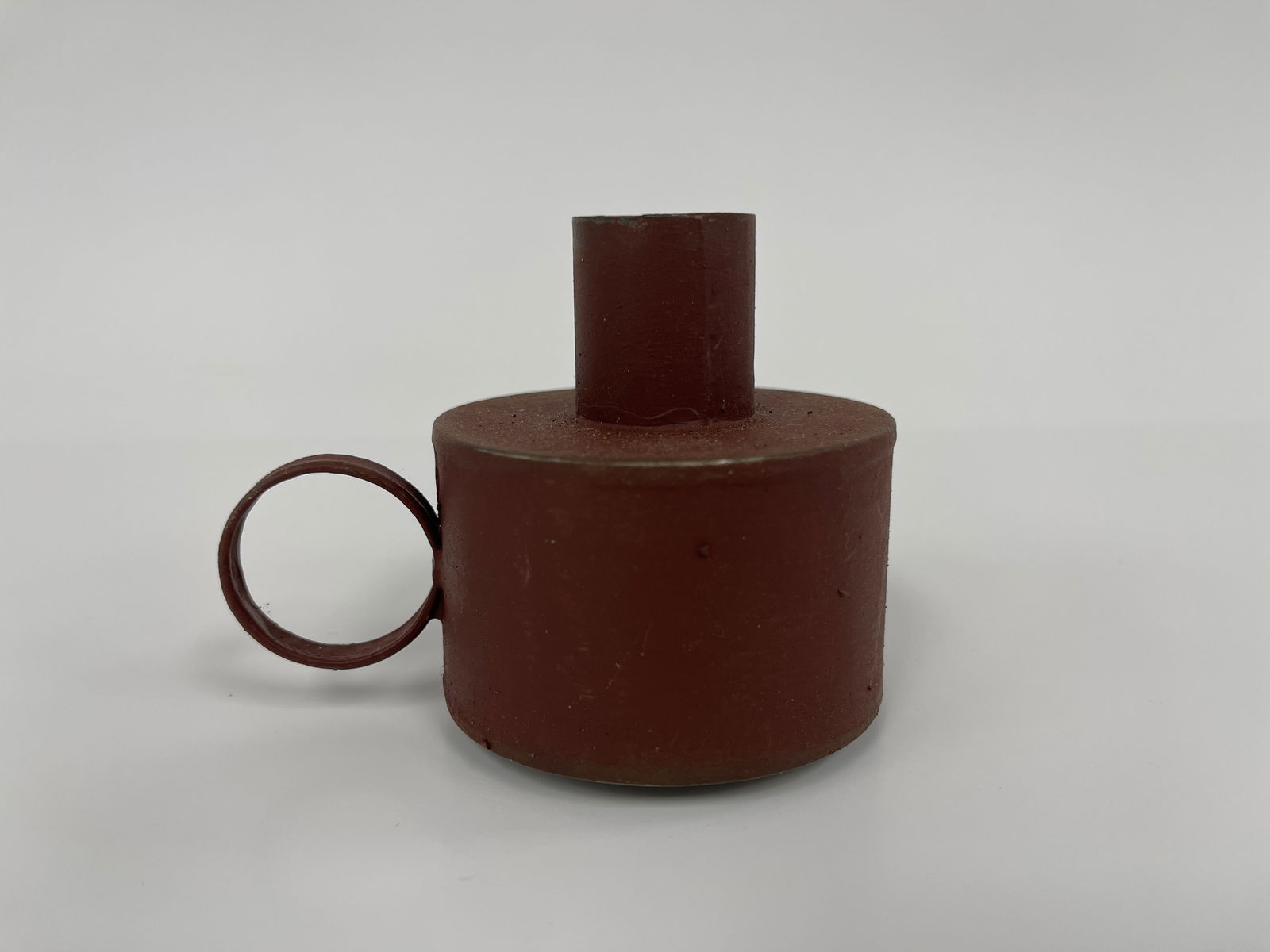 LITTLE SHEET IRON SPARKING LAMP IN THE OLD RED PAINT: LITTLE SHEET IRON SPARKING LAMP IN THE OLD RED PAINT