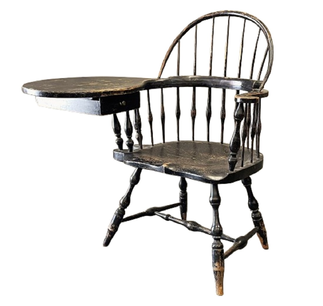 RARE TRACY WRITING ARM WINDSOR CHAIR (1 of 12)