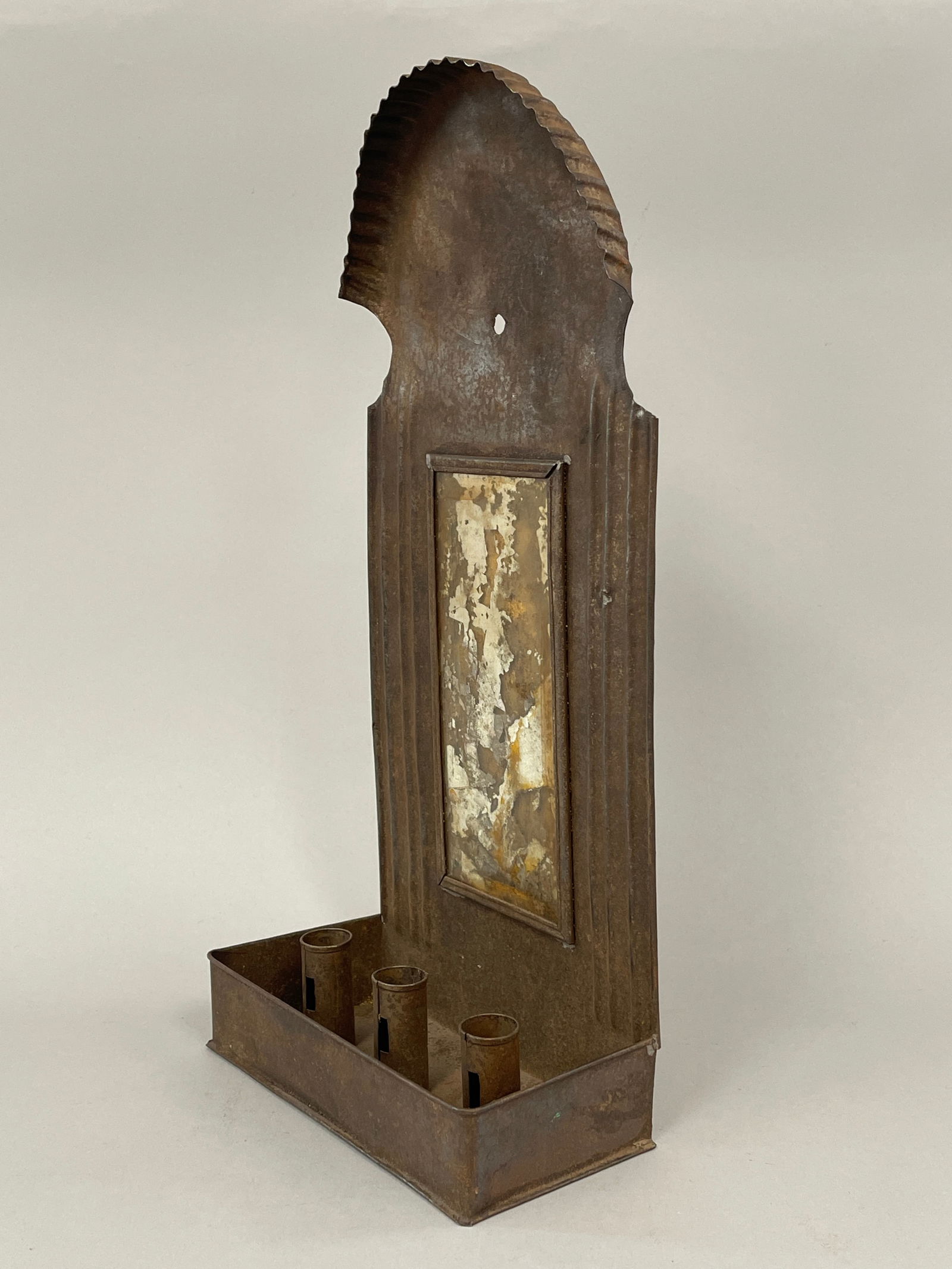 TRIPLE SOCKET MIRRORED CANDLE SCONCE - 3