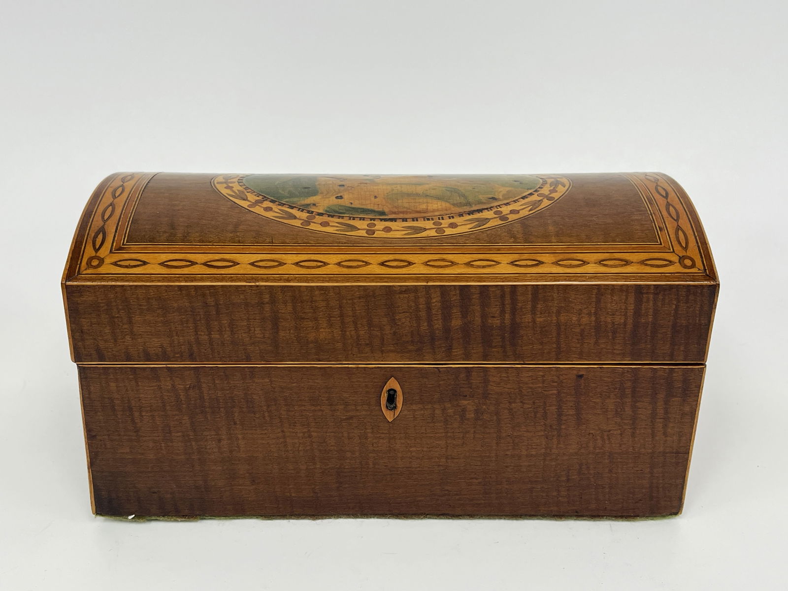 19TH C DOMED TOP ENGLISH SEWING BOX (1 of 7)