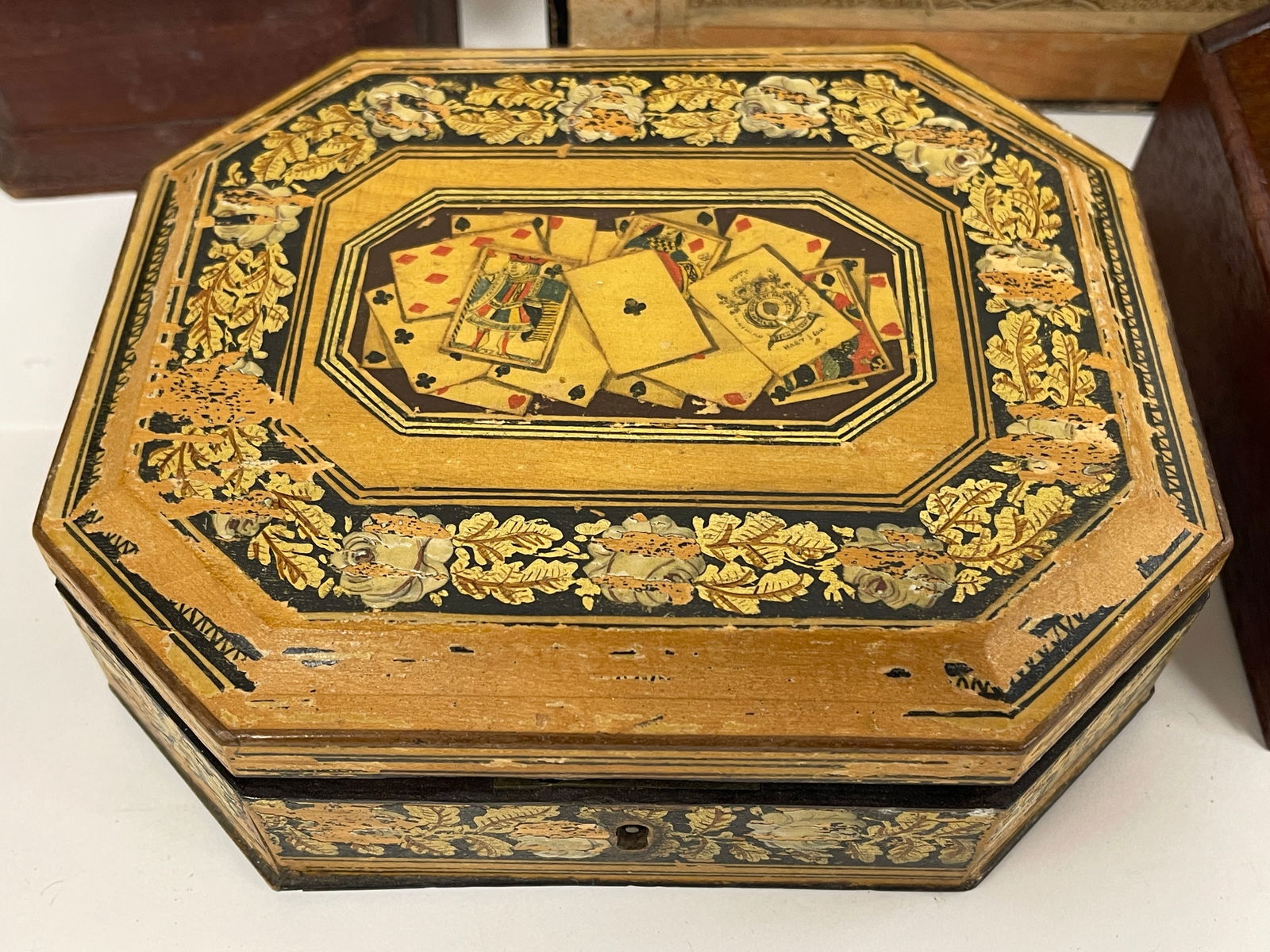 5 ASSORTED DECORATIVE BOXES - 4