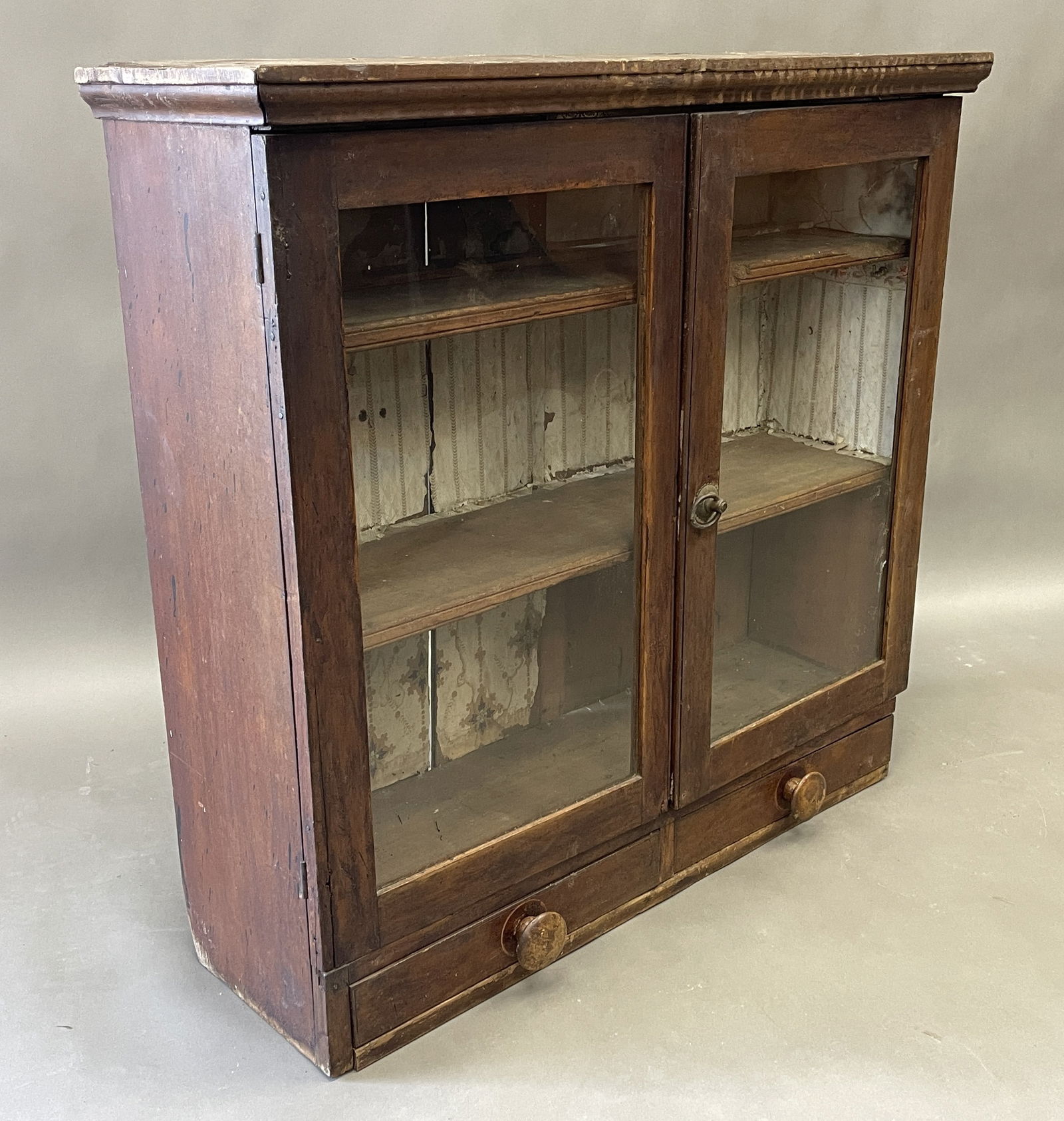 19TH C BOOKCASE TOP - 2