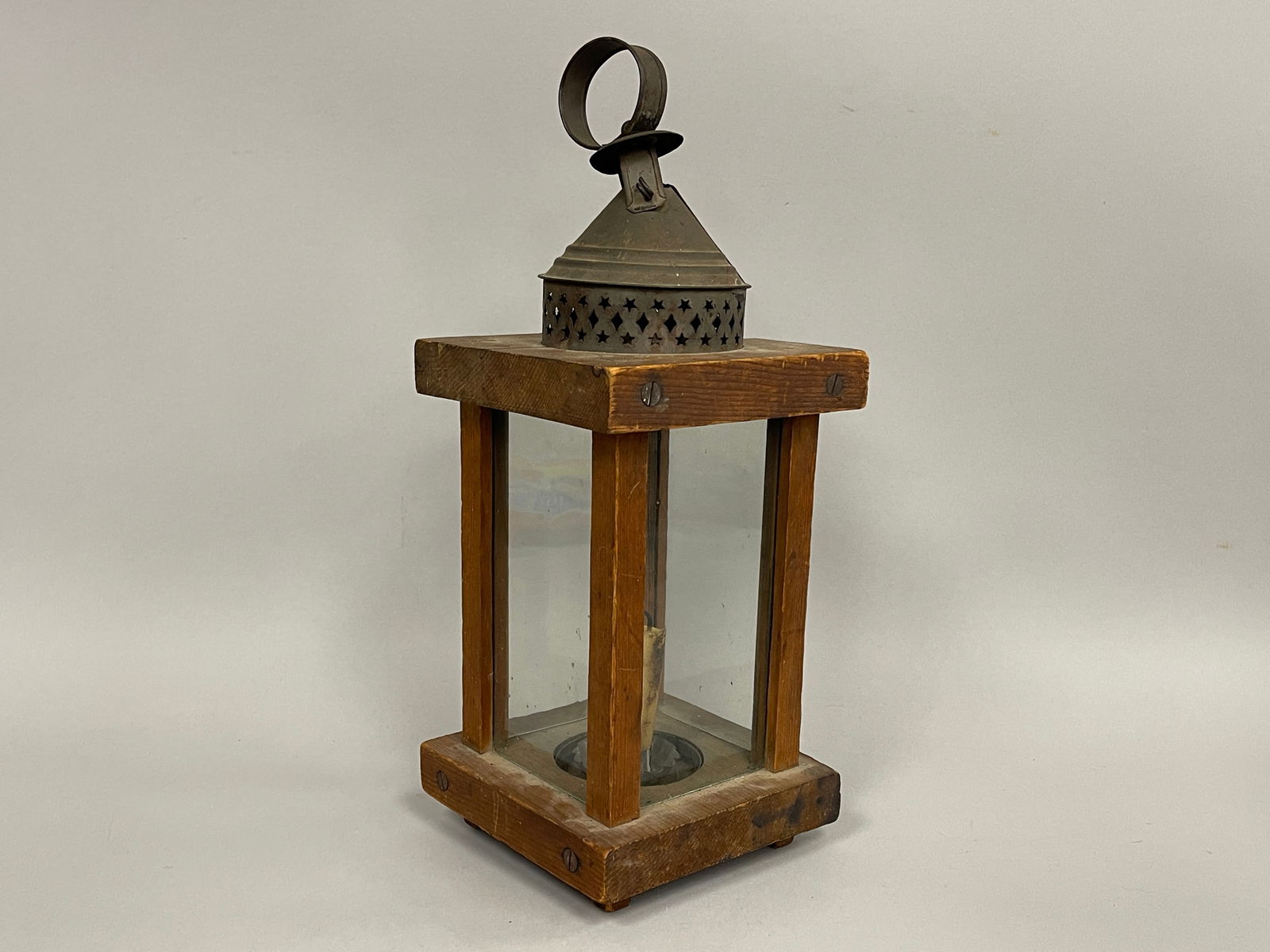 WOODEN LANTERN - 2