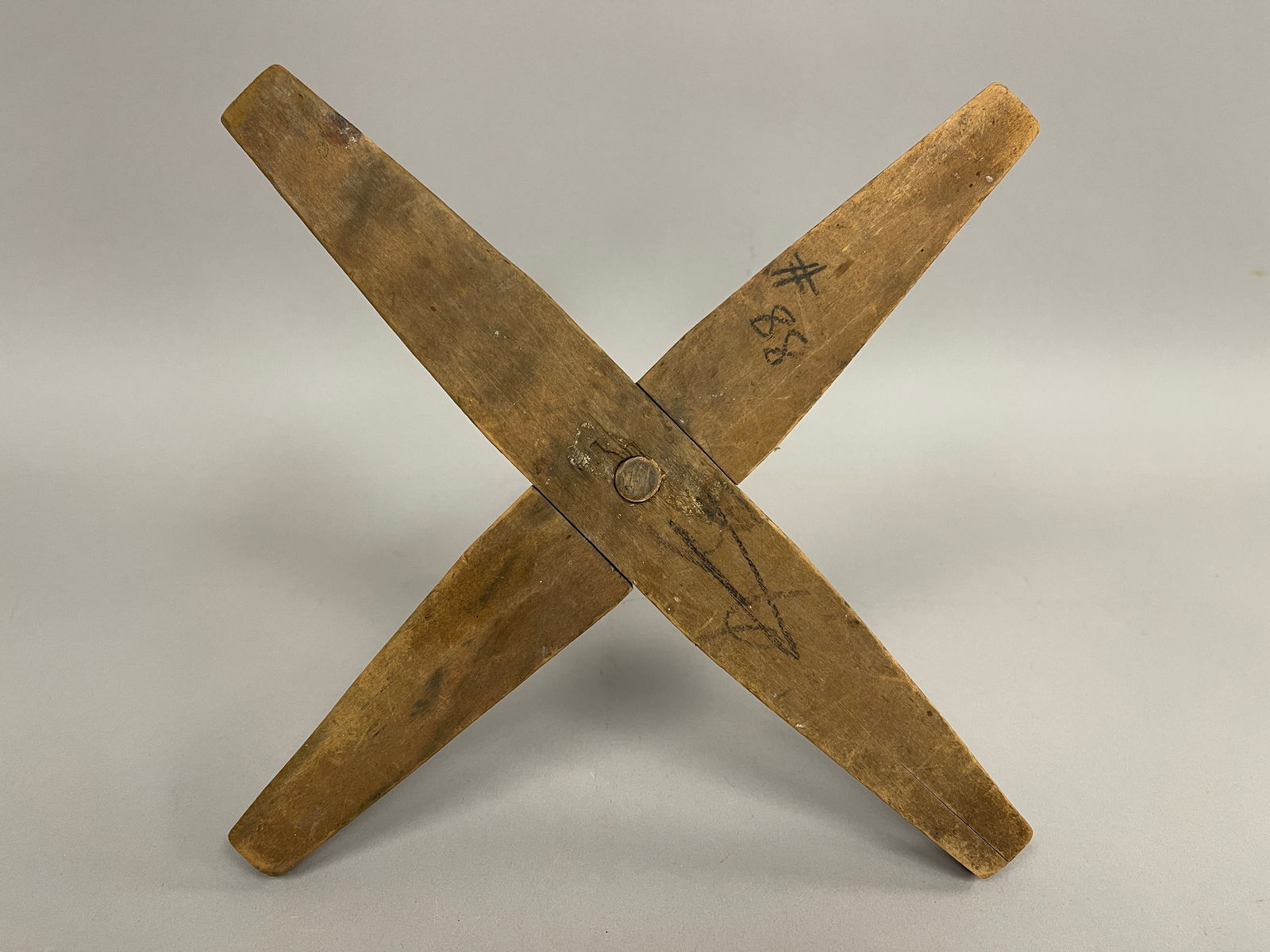 X BASE CANDLE STAND TABLE TOP - 4