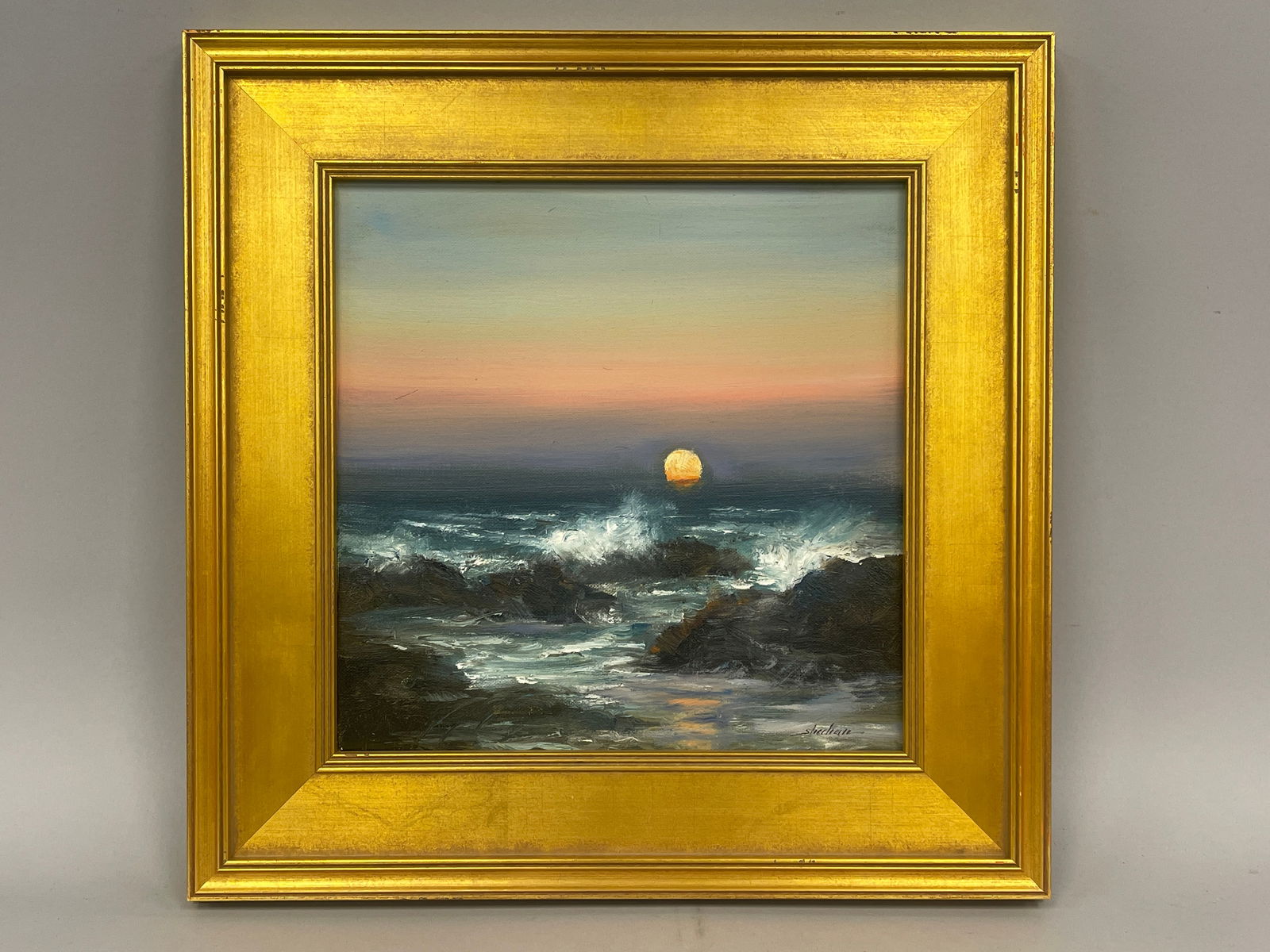 OC SUNSET PAINTING DENNIS SHEEHAN: OC SUNSET PAINTING DENNIS SHEEHAN