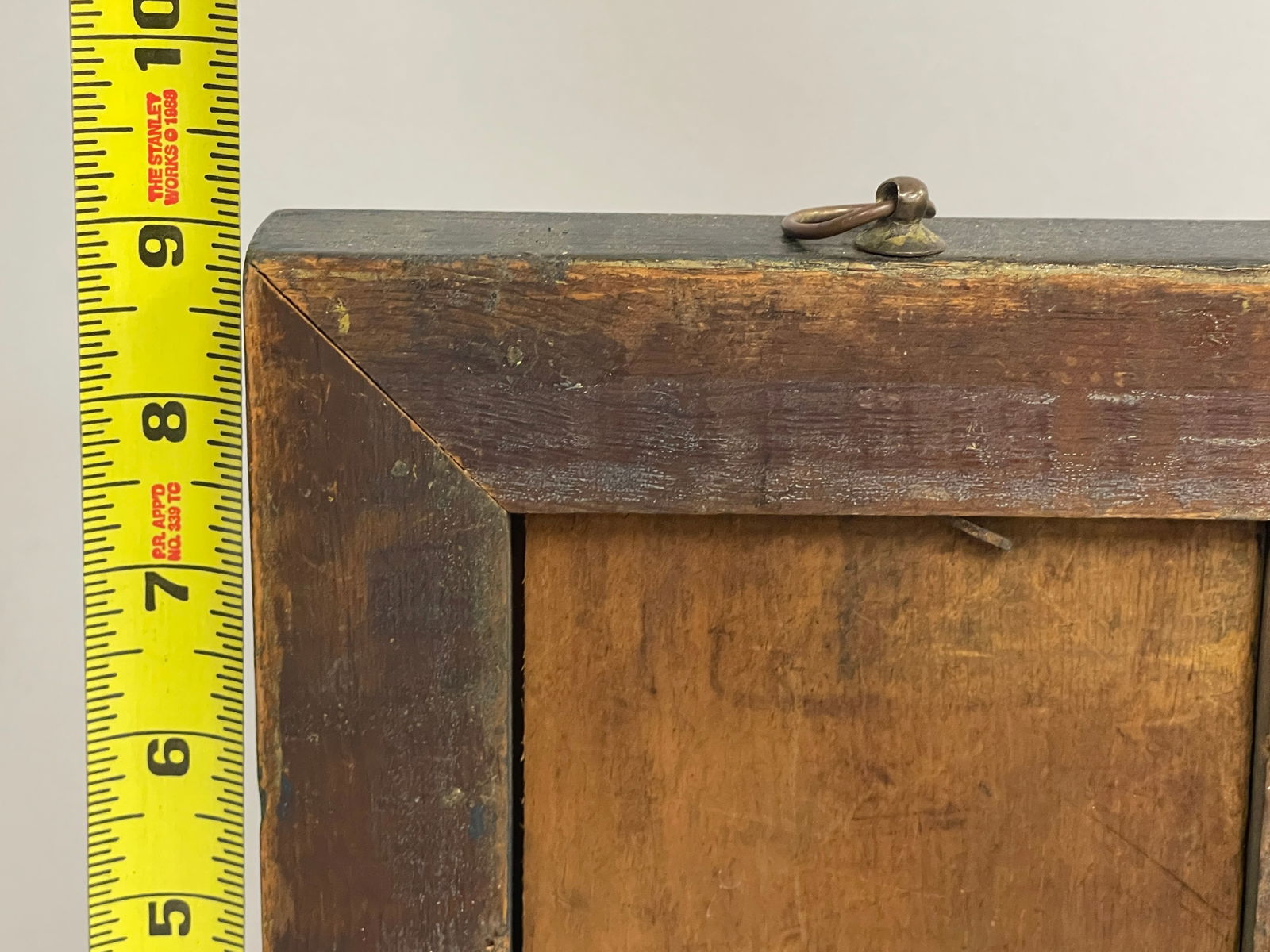 EARLY PAINTED MIRROR - 6