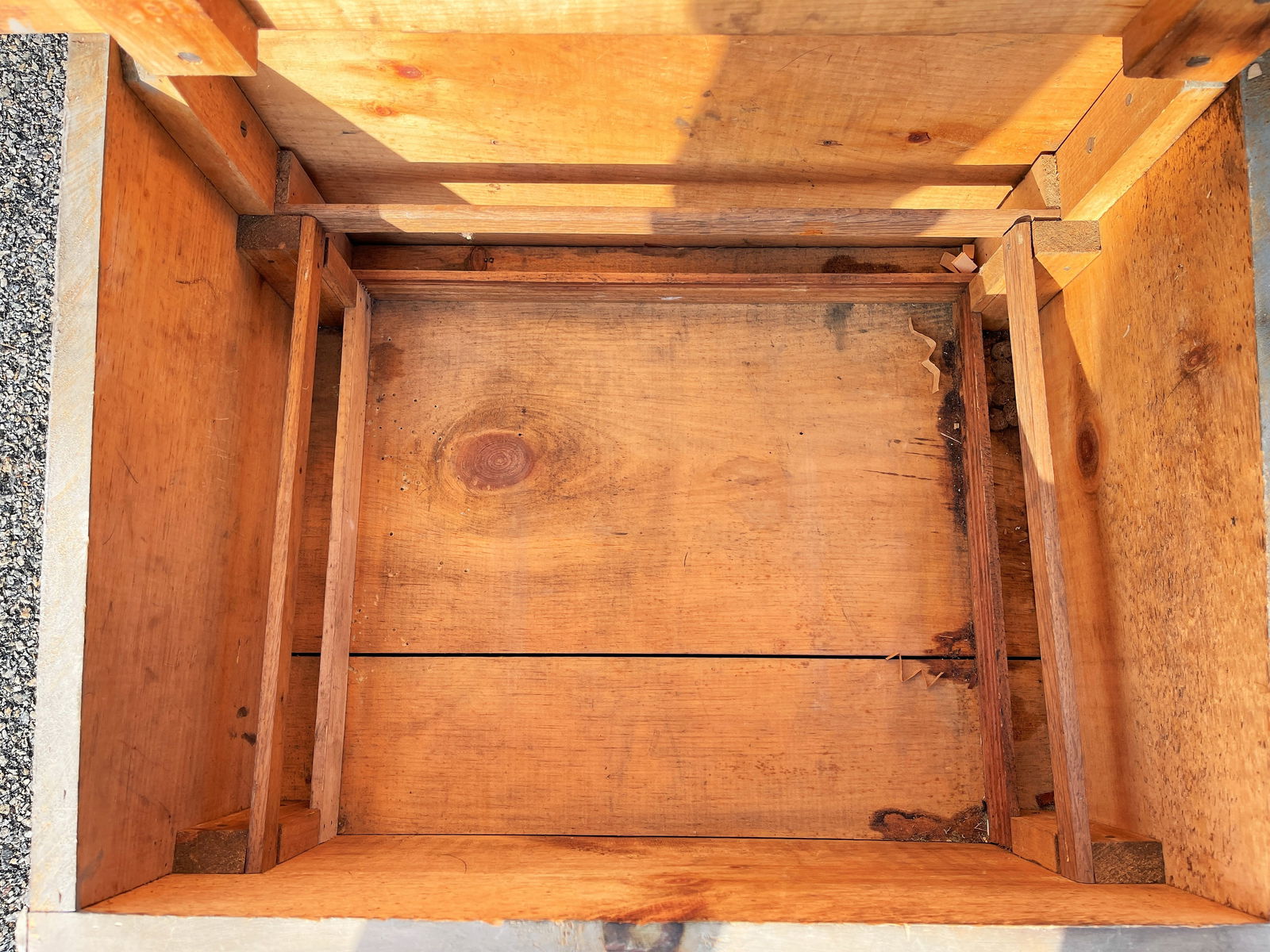 PAINTED TABLE TOP DESK - 5