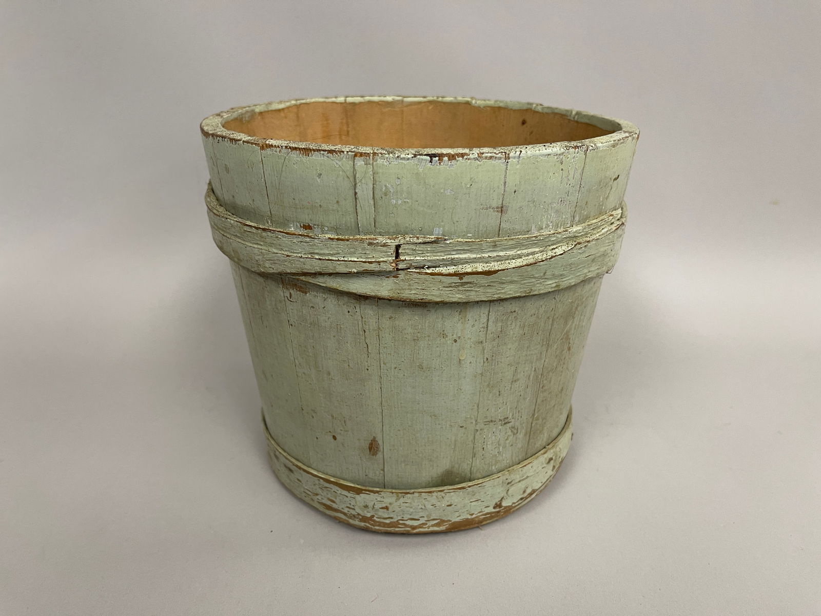 GREEN PAINTED BUCKET (1 of 6)