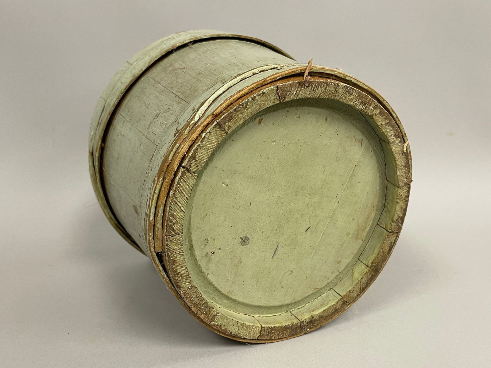 GREEN PAINTED BUCKET - 4