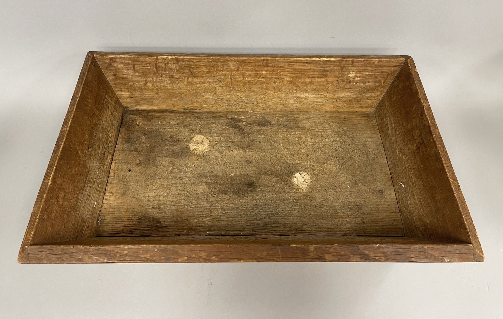 AMERICAN OAK SORTING BOX - 2