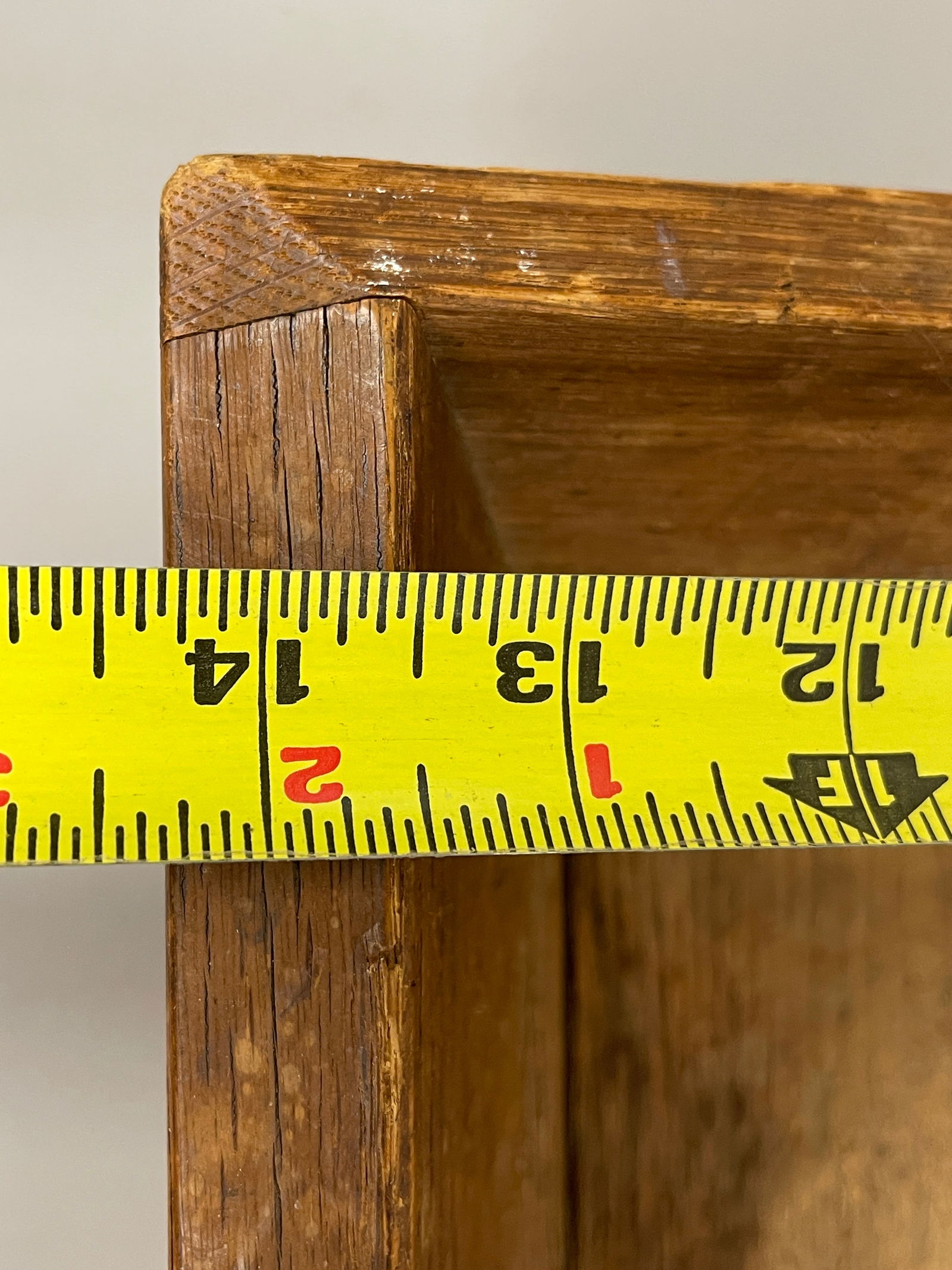 AMERICAN OAK SORTING BOX - 6