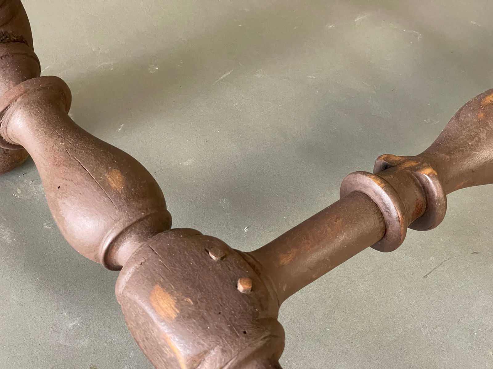 AMERICAN LATE 17TH C TEA TABLE - 6