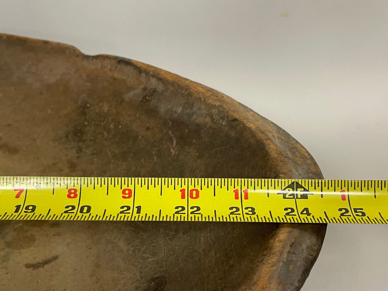 BLUE PAINTED TRENCHER - 5