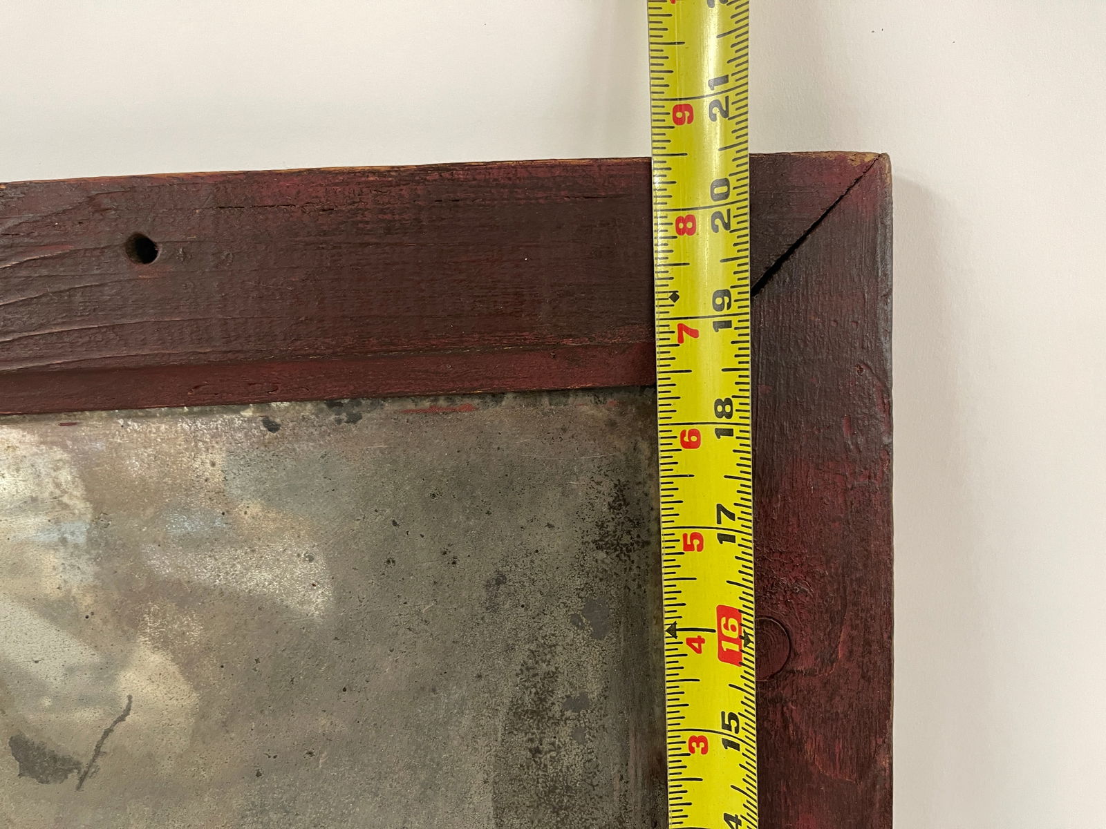 EARLY PAINTED MIRROR - 5