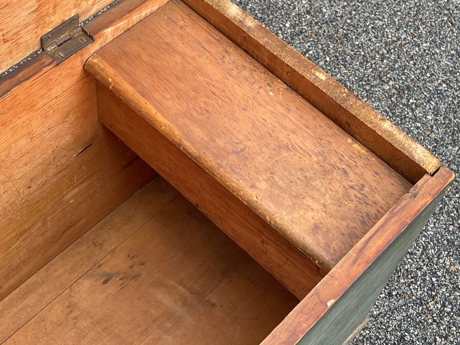 BLUE PAINTED BLANKET CHEST - 5