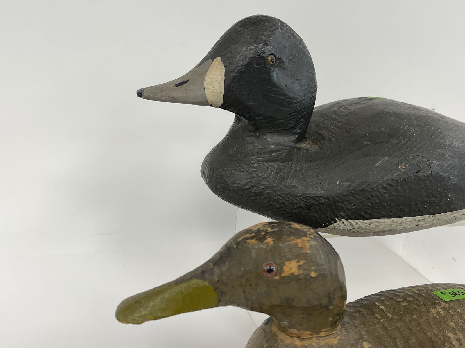 TWO PAINTED DUCK DECOYS - 3