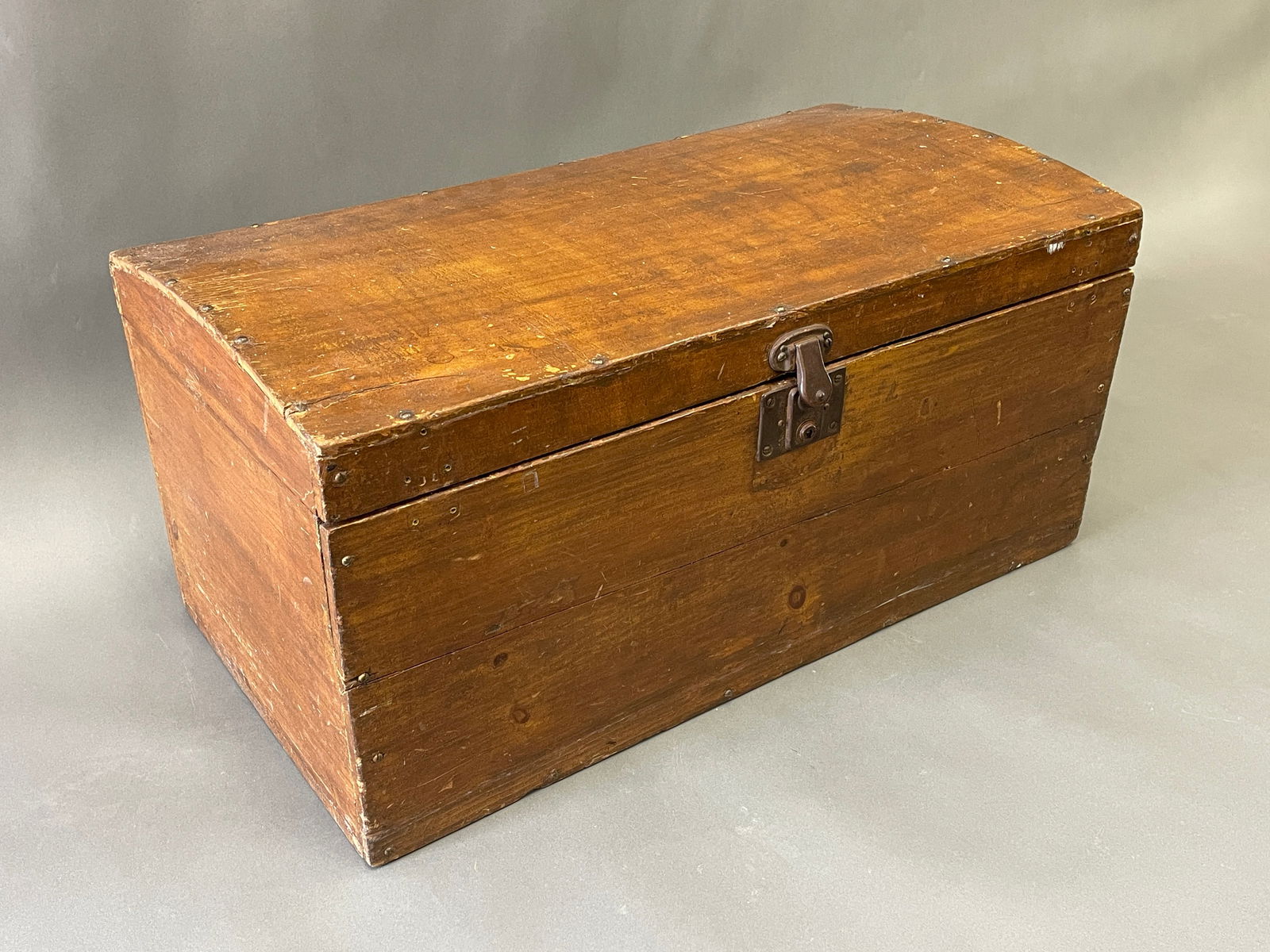 PAINTED DOME TOP CHEST - 2