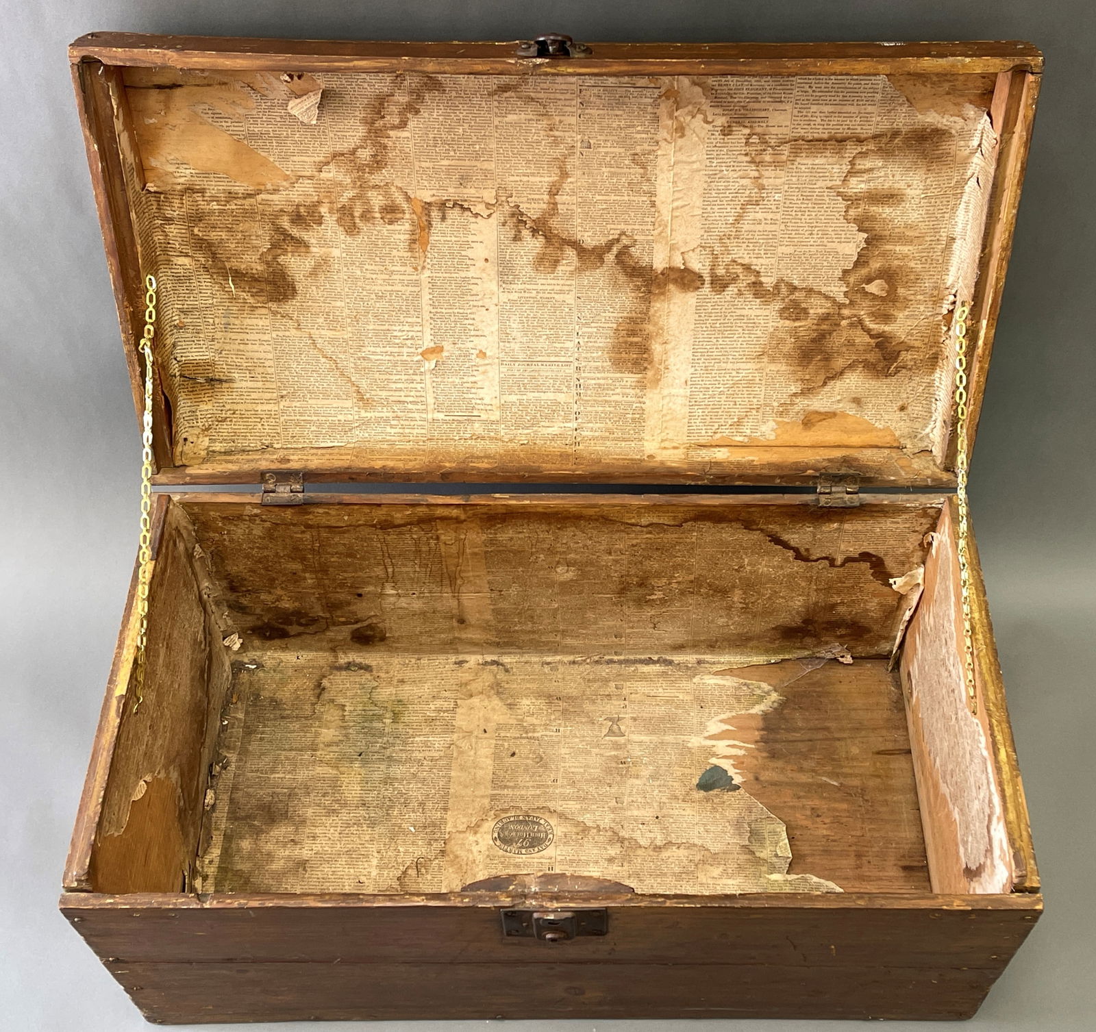 PAINTED DOME TOP CHEST - 3