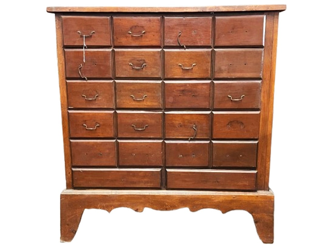 19TH C TWENTY TWO DRAWER APOTHECARY CHEST (1 of 6)