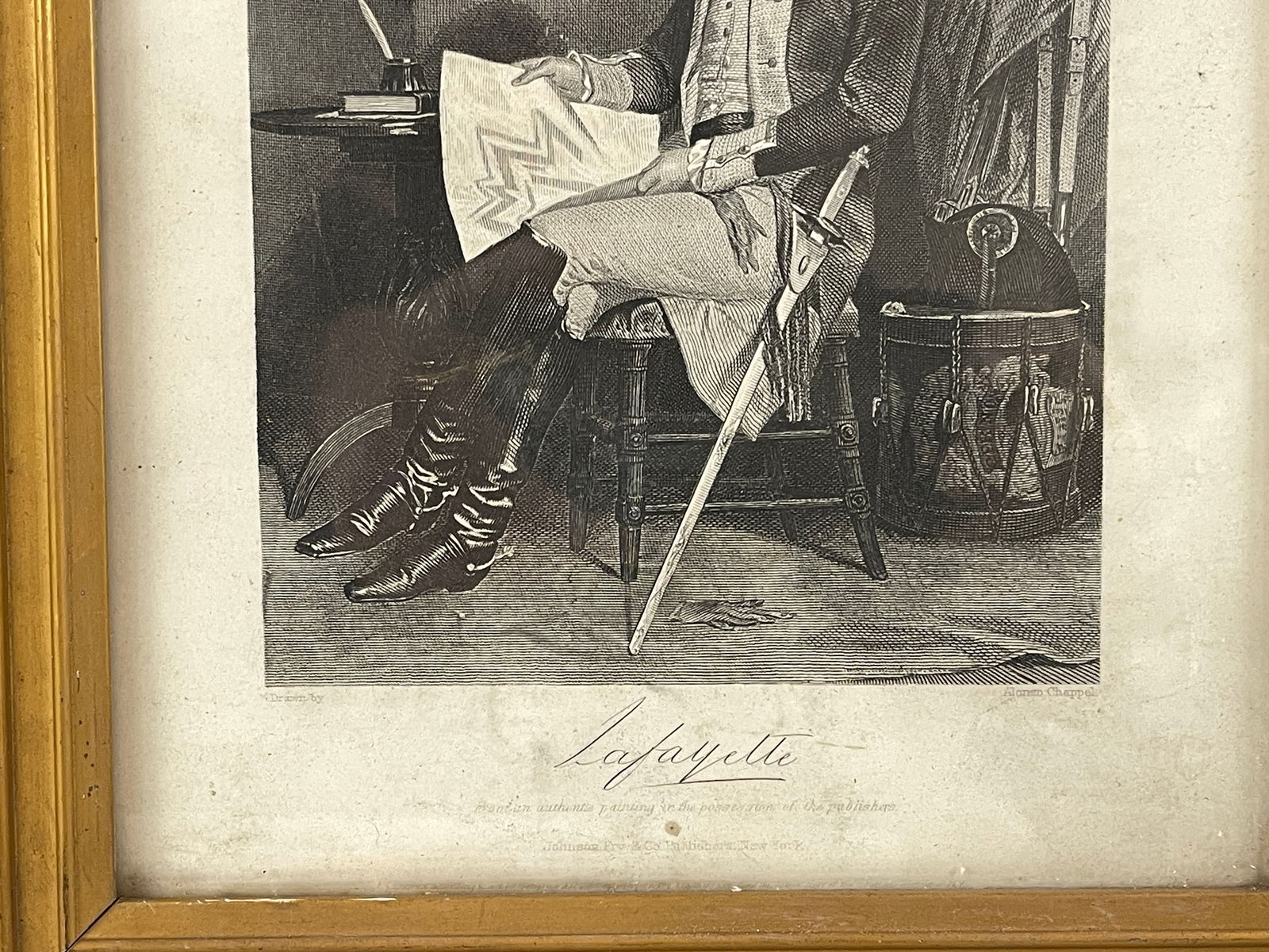 TWO PRINTS STONEMAN RAID LAFAYETTE - 4