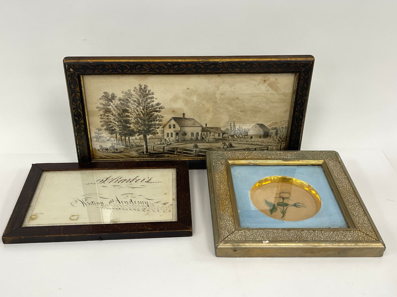 THREE FRAMED ITEMS (1 of 6)