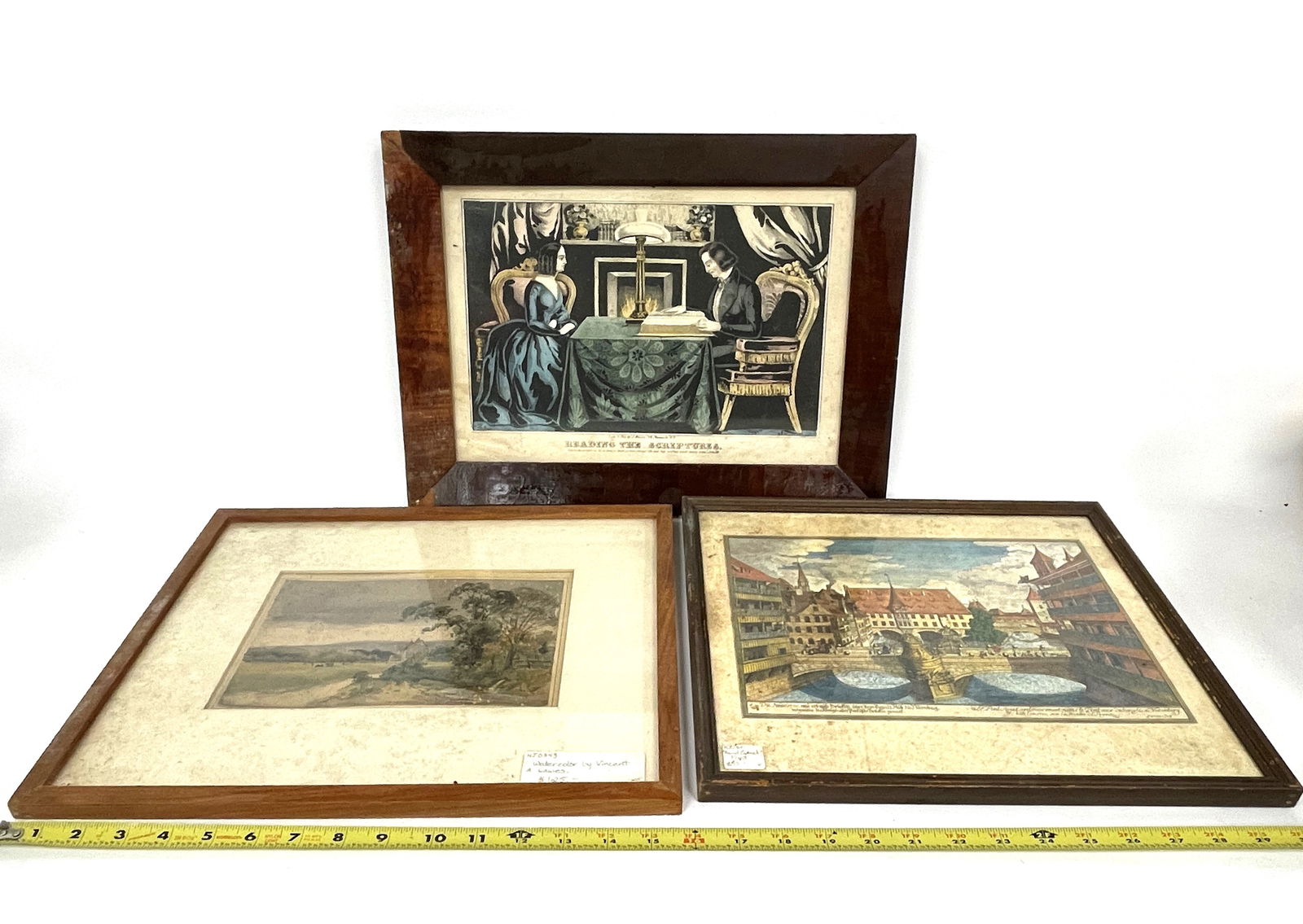 THREE FRAMED ITEMS (1 of 4)