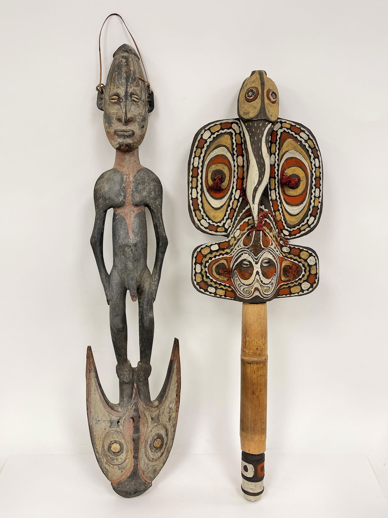 PAPUA NEW GUINEA BASKET HOOK, TRIBAL ART SNAKE: PAPUA NEW GUINEA BASKET HOOK, TRIBAL ART SNAKE