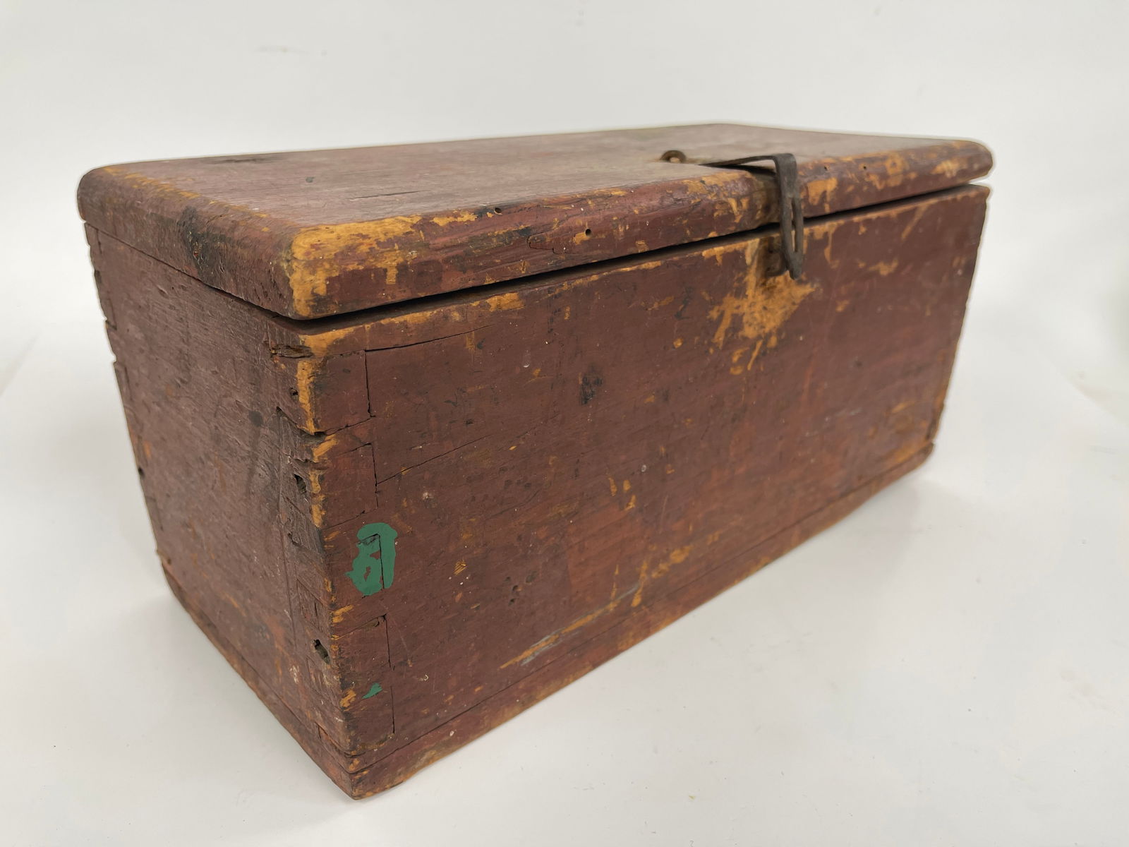 SMALL RED PAINTED BOX - 5