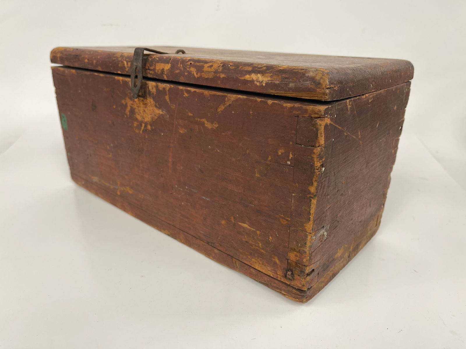 SMALL RED PAINTED BOX - 6