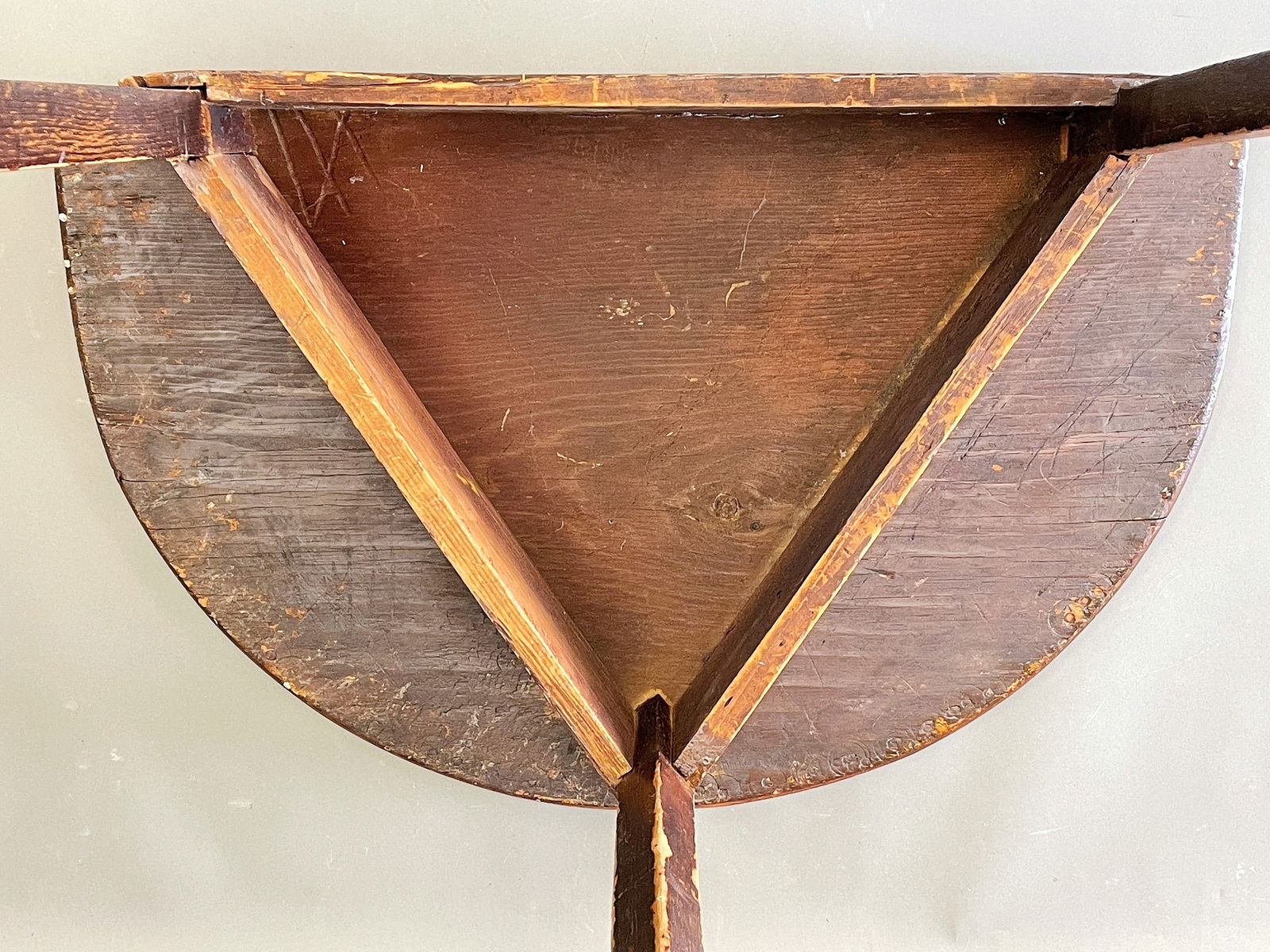 EARLY PRIMITIVE DIMINUTIVE TABLE - 4