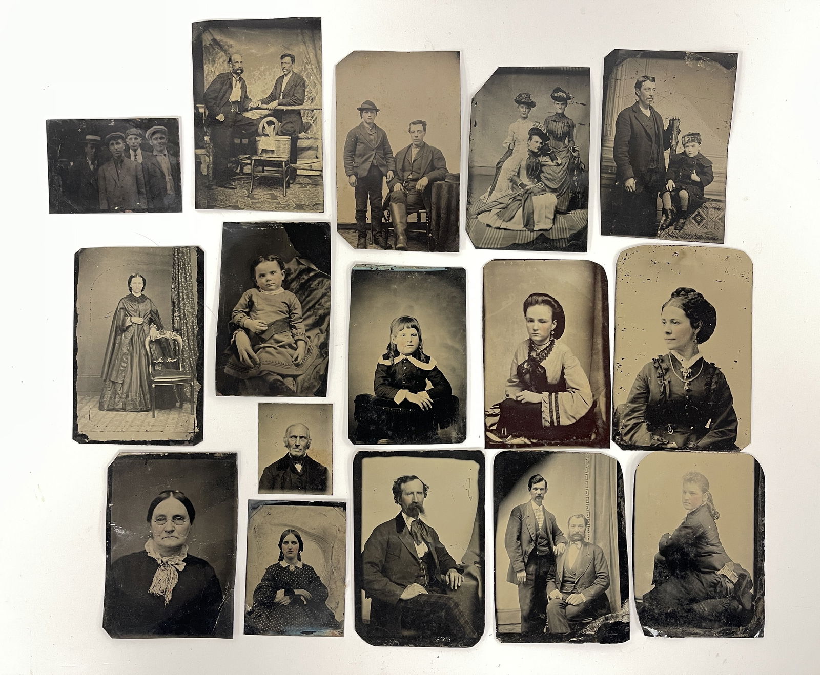 GROUPING OF TIN TYPES (1 of 2)