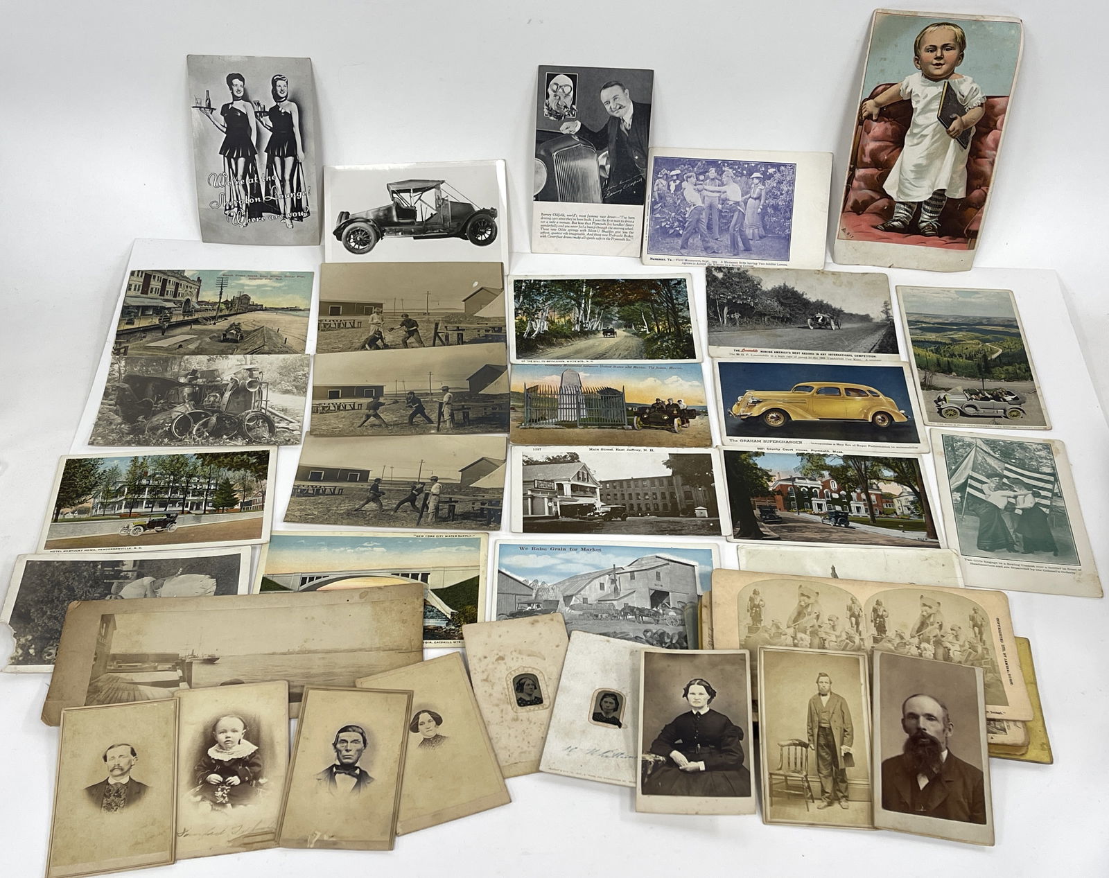 MISC POST CARDS , CABINET CARDS , ETC (1 of 3)