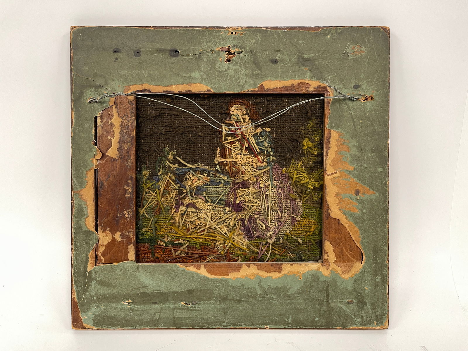 NEEDLEPOINT IN BIRDSEYE MAPLE FRAME - 2