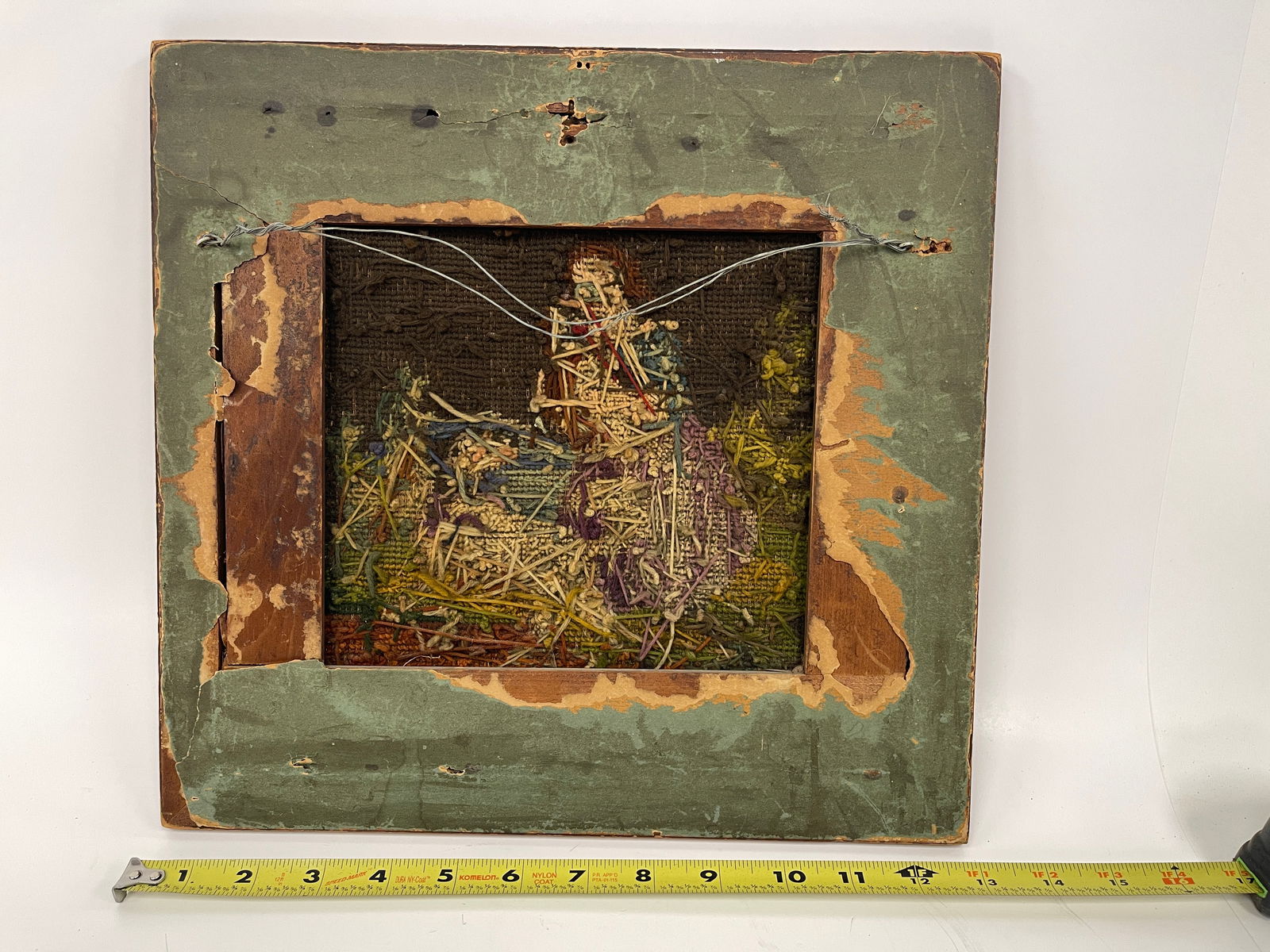 NEEDLEPOINT IN BIRDSEYE MAPLE FRAME - 3