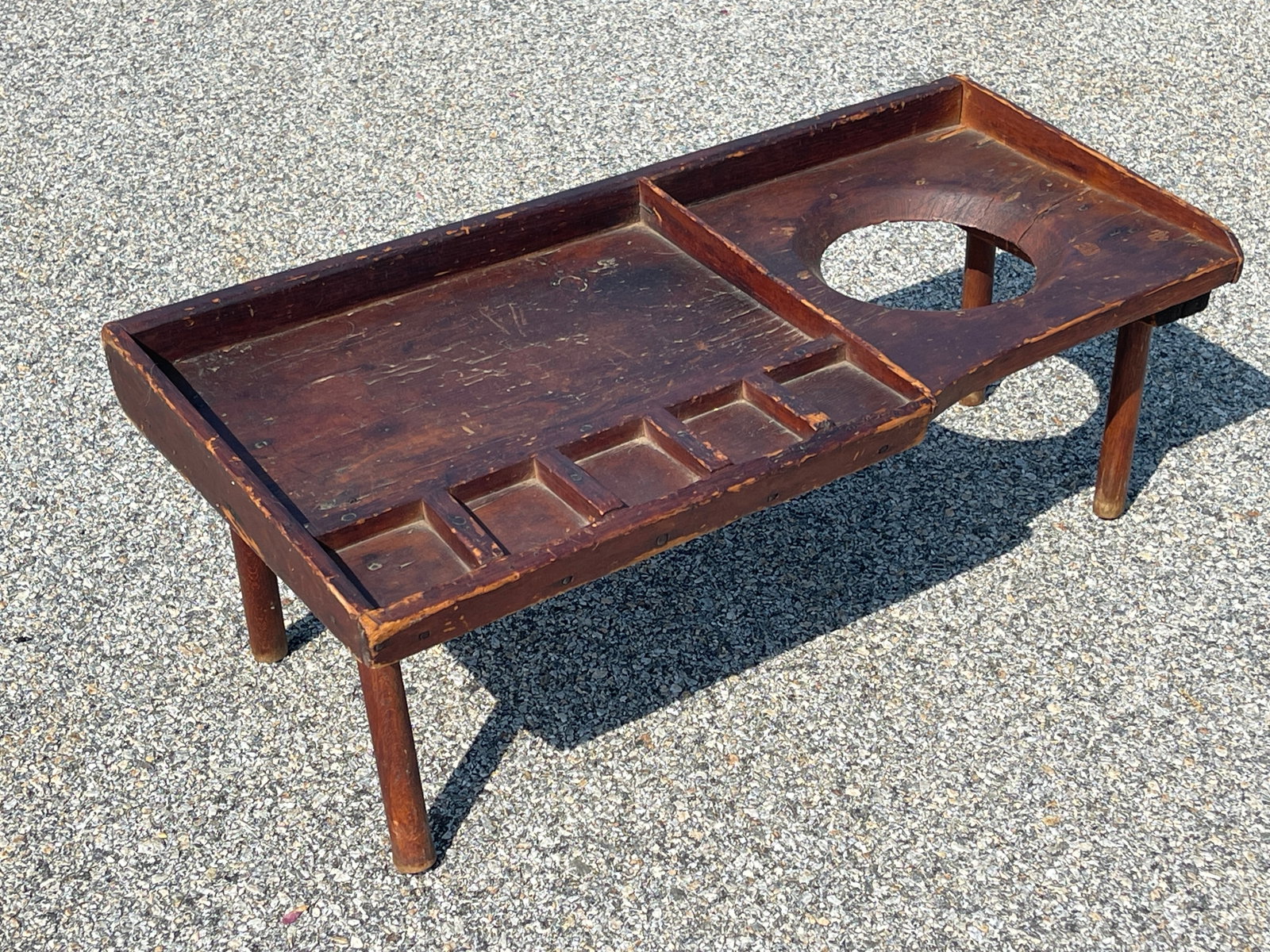 19TH C CHILD’S COBBLER’S BENCH - 2