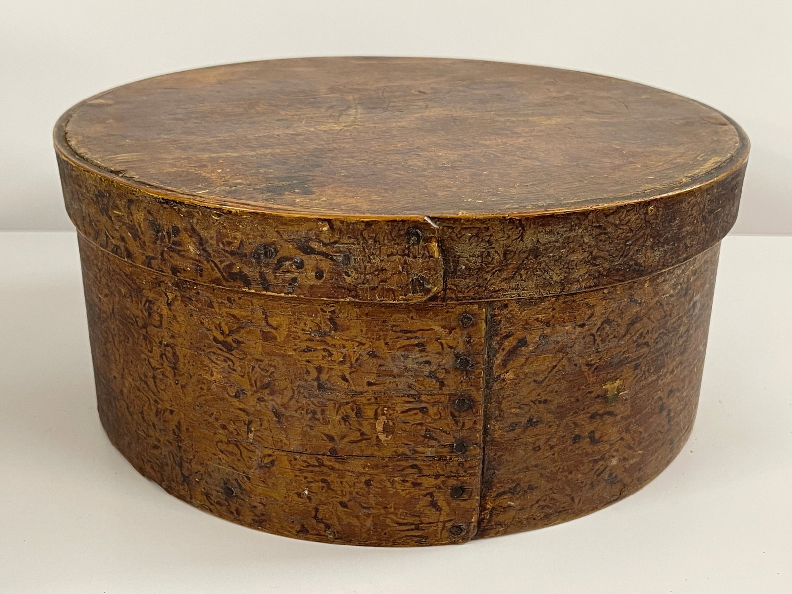 19TH C GRAIN PAINTED PANTRY BOX (1 of 7)
