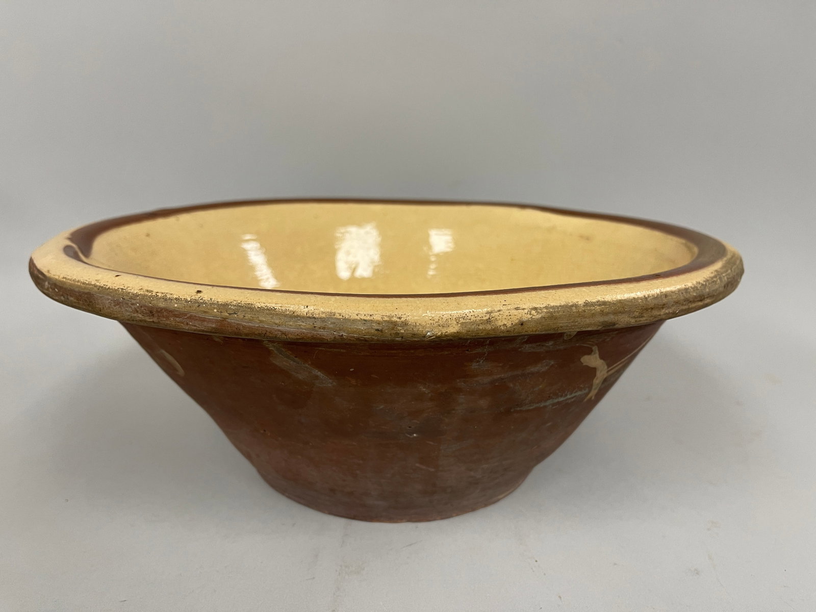 EARLY REDWARE BOWL (1 of 5)