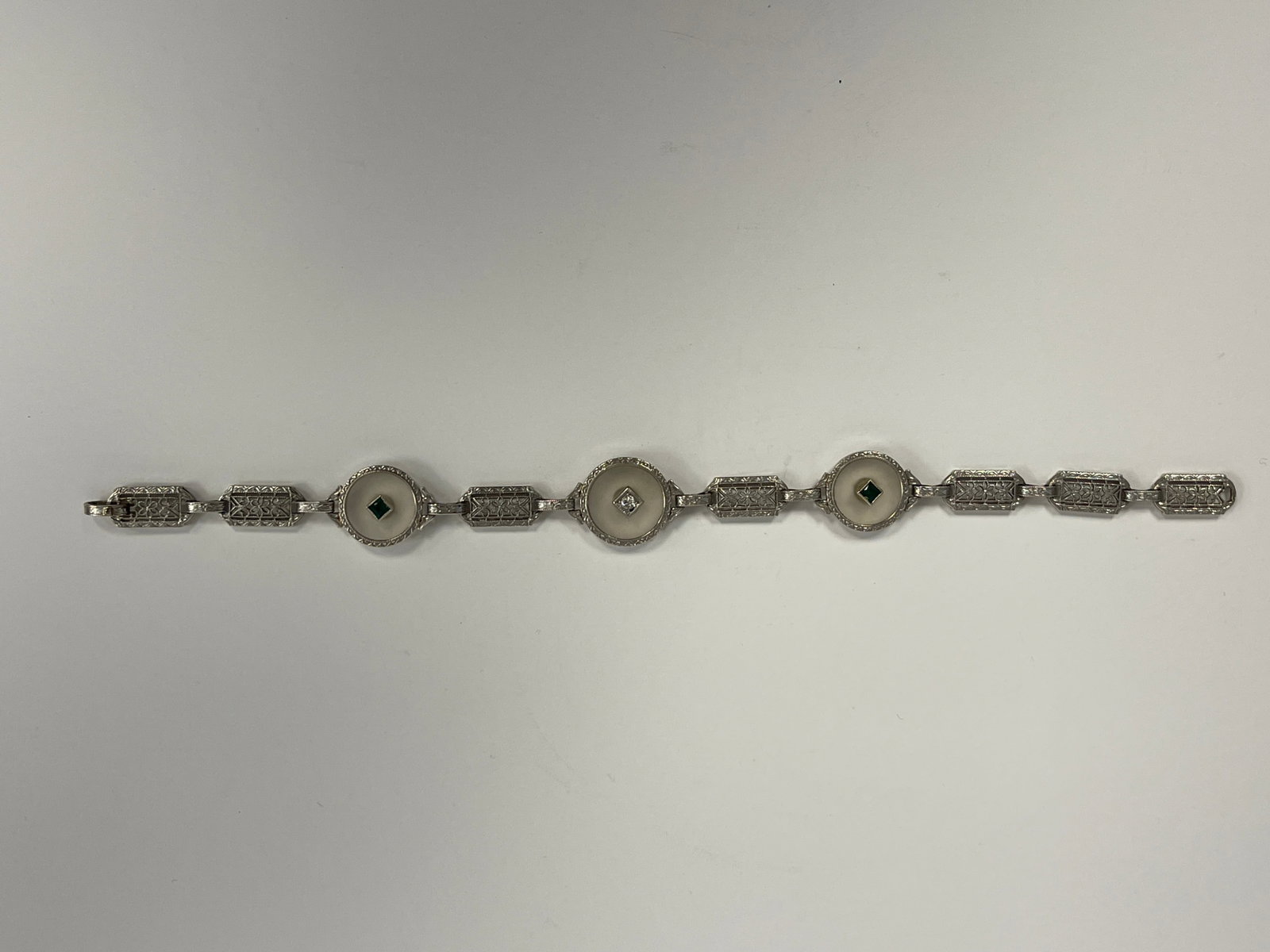 UNMARKED SILVER BRACELET: UNMARKED SILVER BRACELET