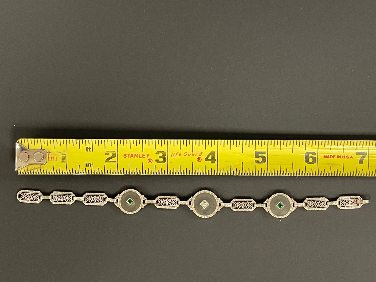 UNMARKED SILVER BRACELET - 4
