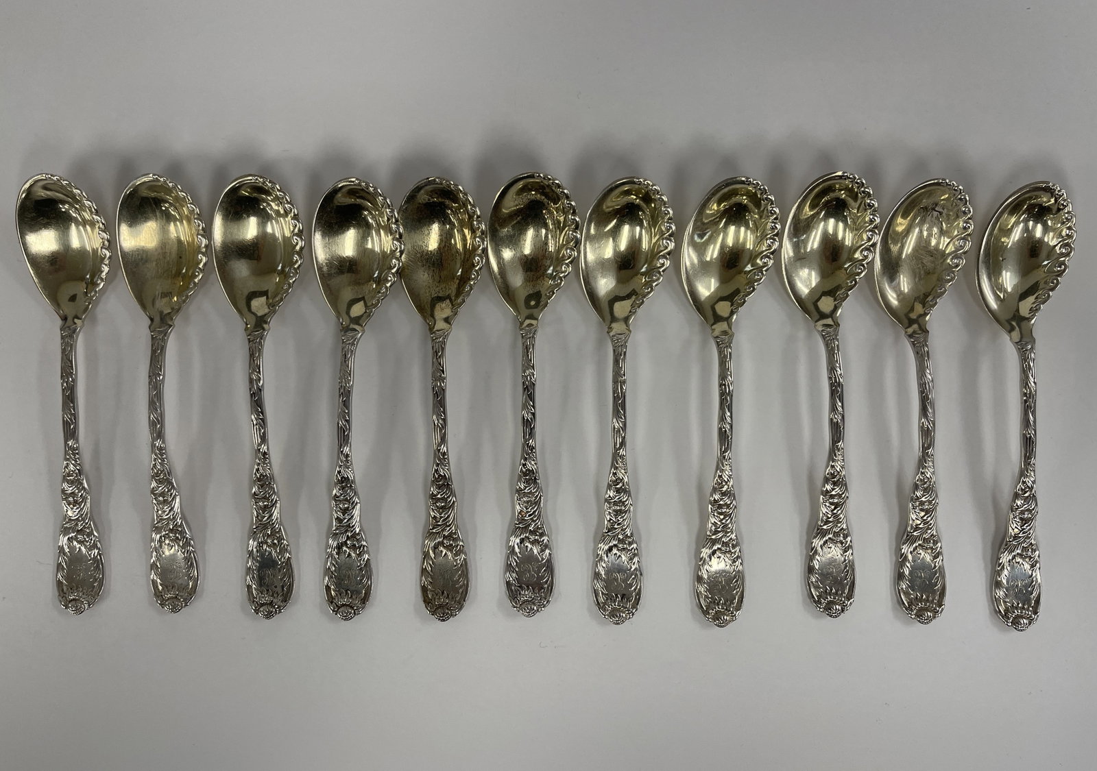 TIFFANY STERLING SILVER SPOONS 118 GR: TIFFANY STERLING SILVER SPOONS 118 GR