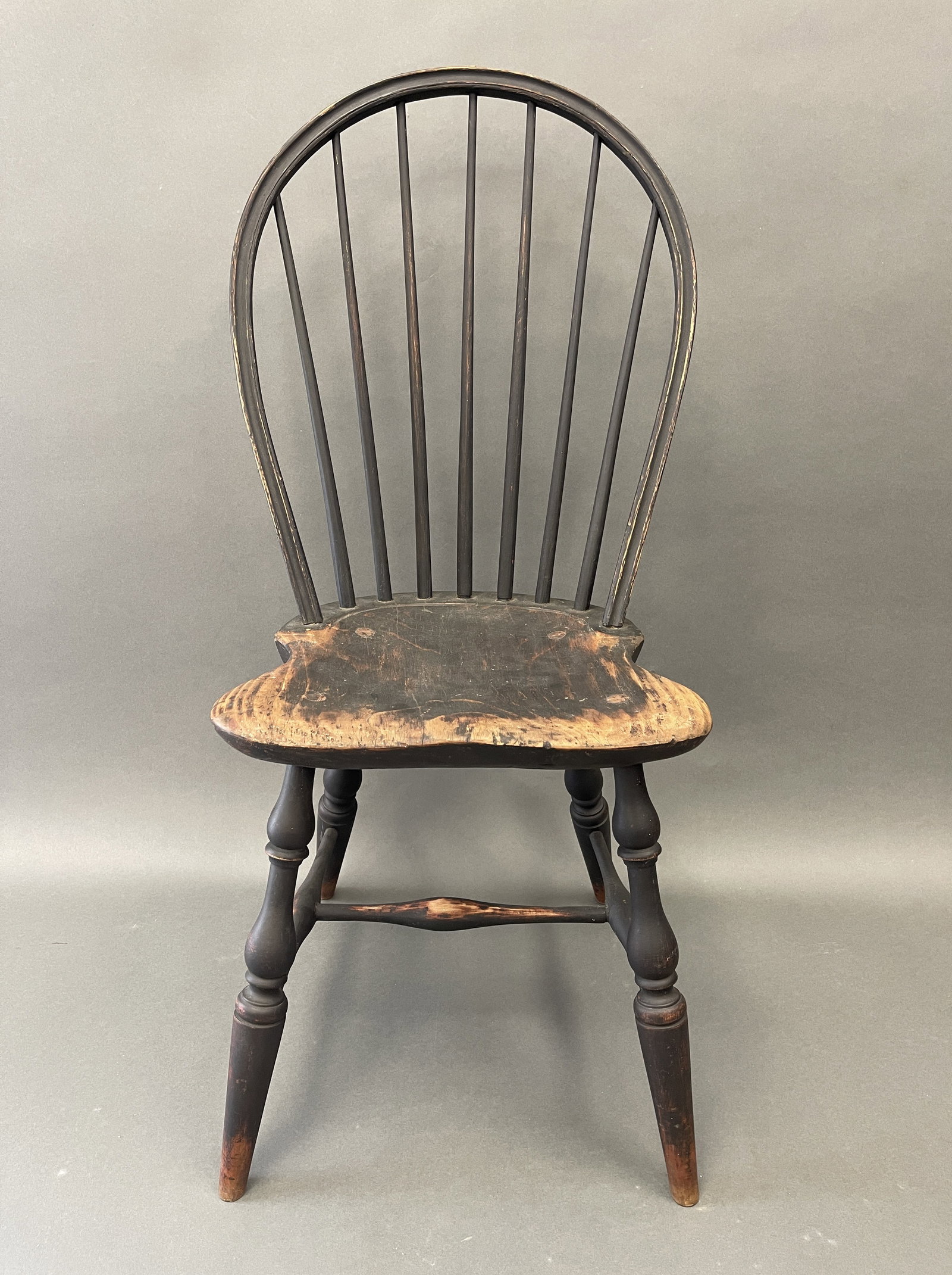 18TH C CT BOWBACK WINDSOR SIDE CHAIR BOLD FAN (1 of 5)
