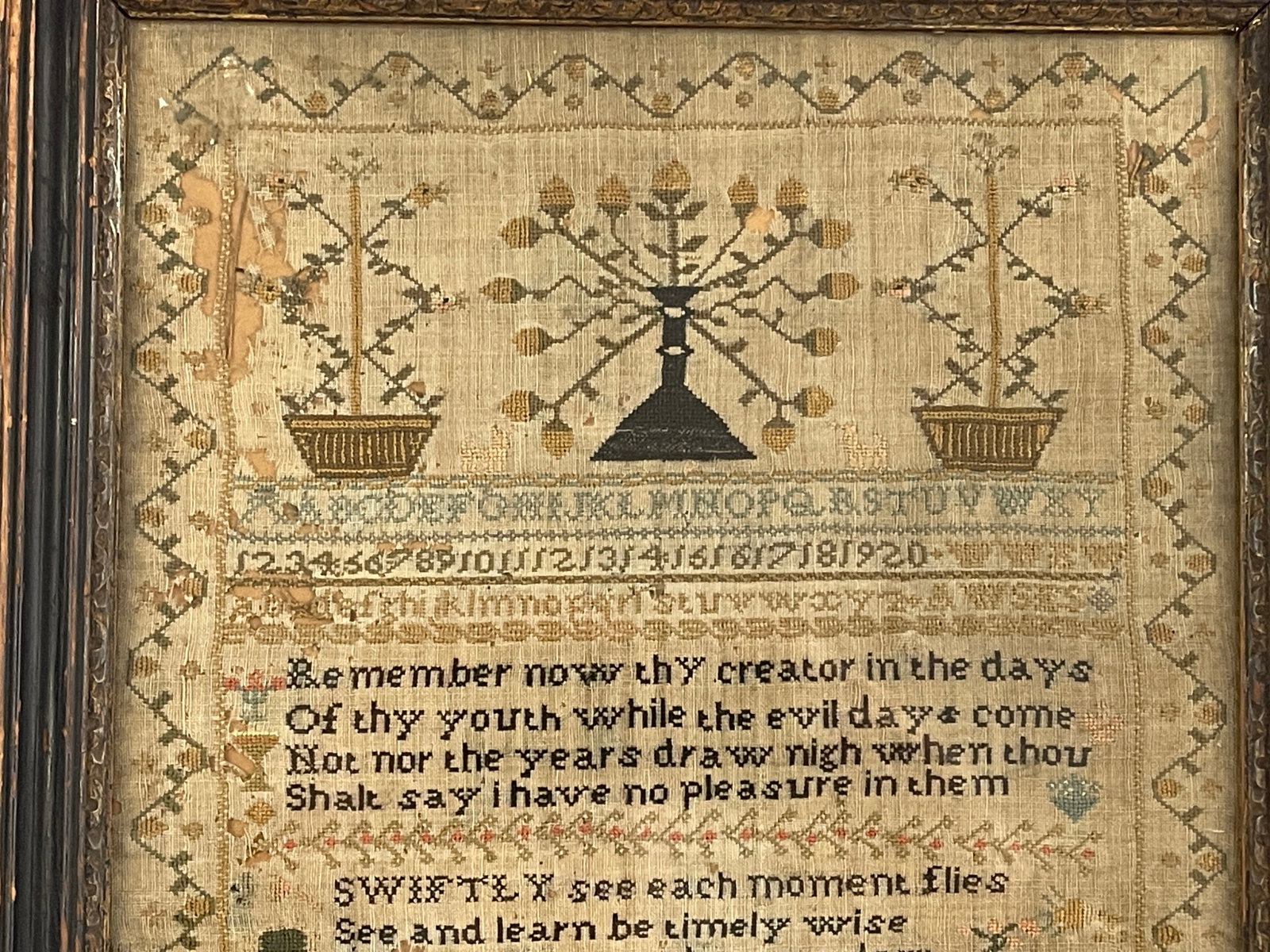 FINE DATED 1806 SAMPLER BY MARY WELCH - 2