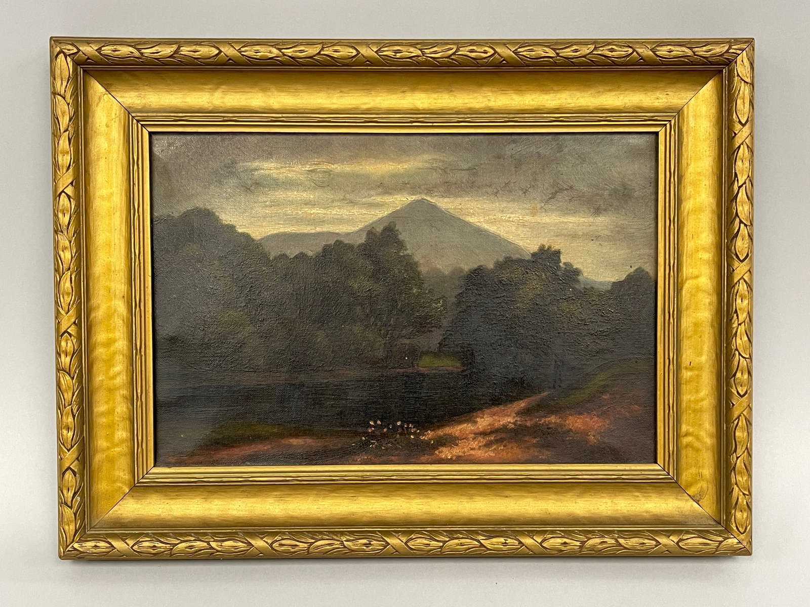 OIL ON CANVAS MOUNTAIN RANGE - 3